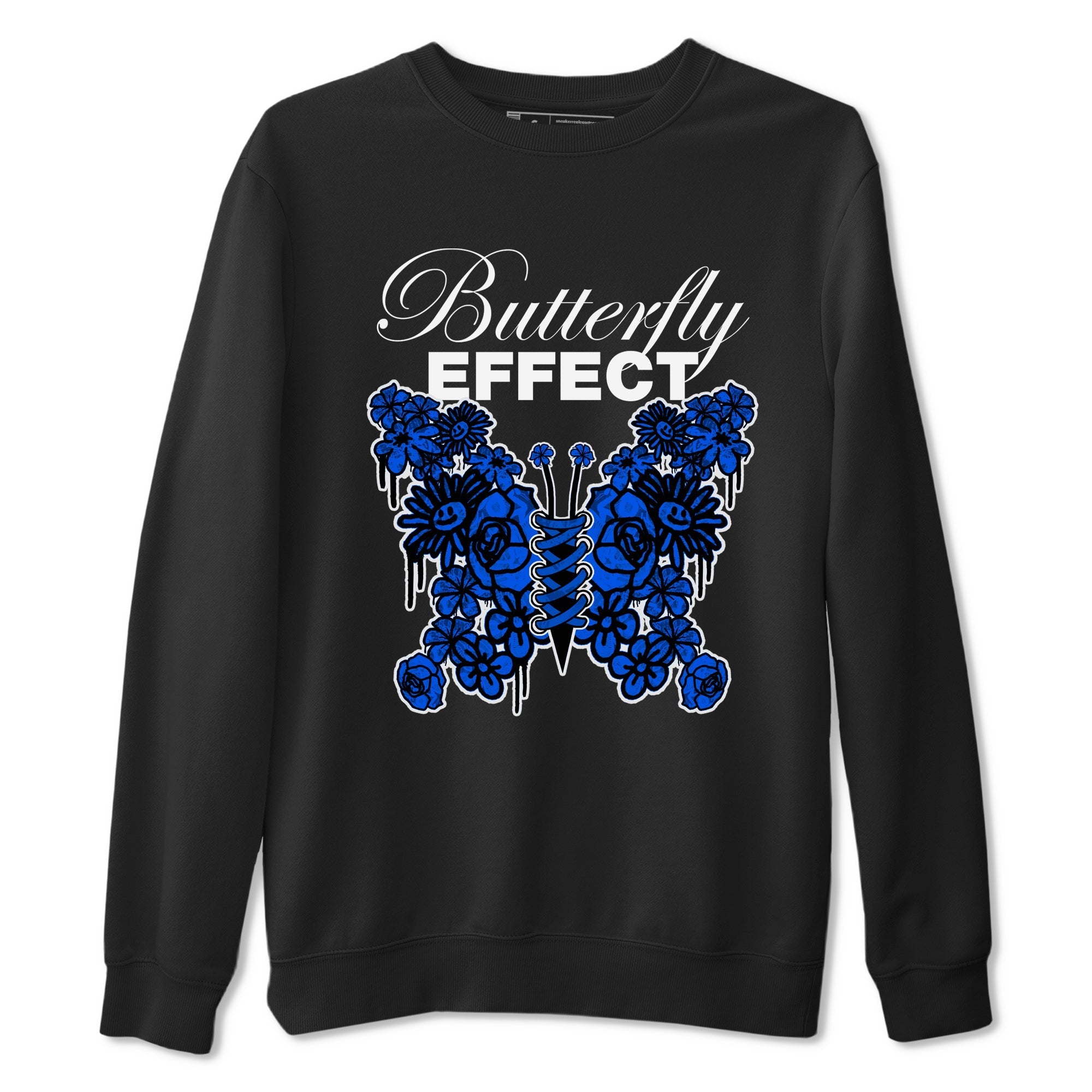 Air Jordan 1 Royal Reimagined shirt to match jordans Butterfly Effect sneaker tees AJ1 Royal Reimagined Drip Gear Zone Unisex Sneaker Tees and Sneaker Match T-Shirt Black 2 T-Shirt