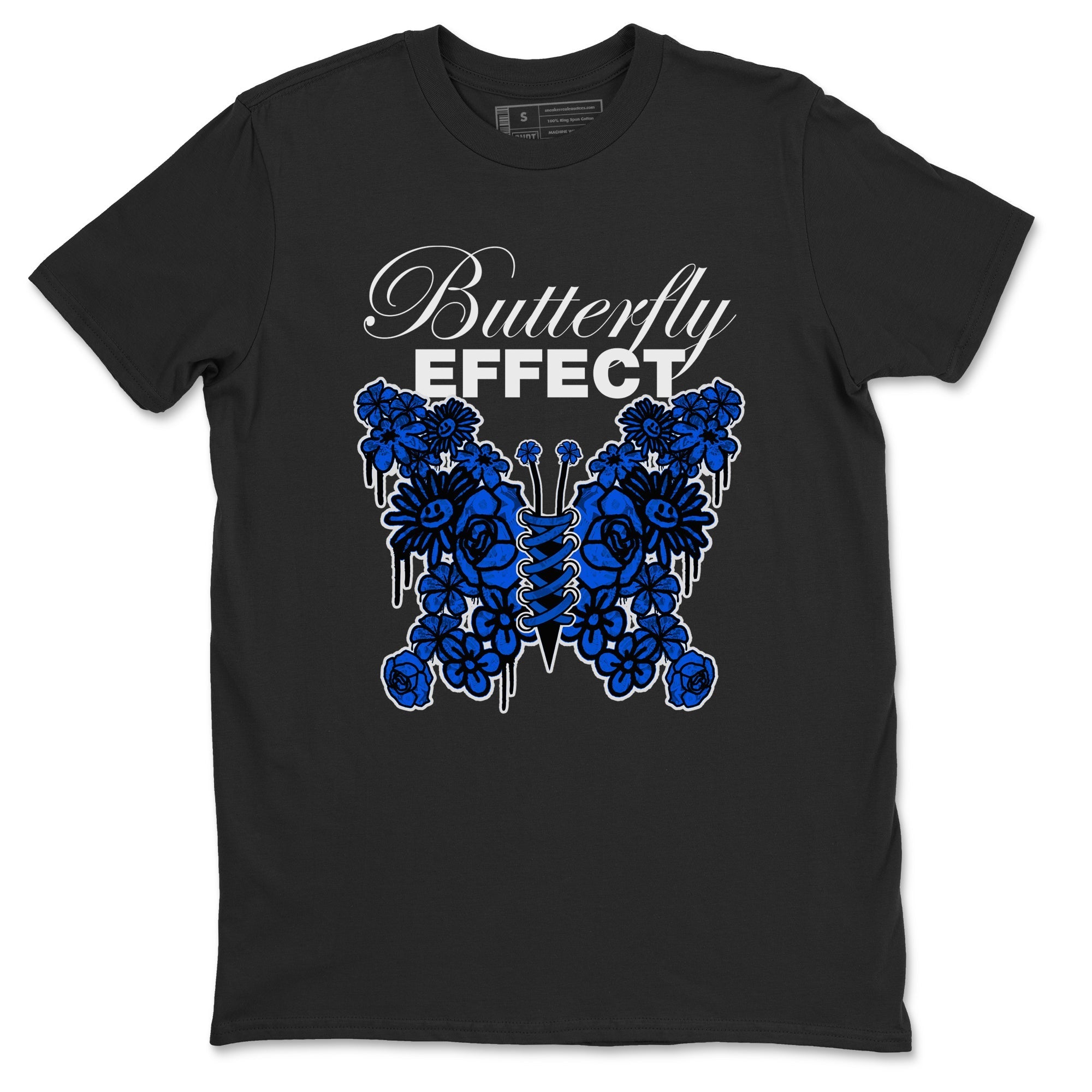 Air Jordan 1 Royal Reimagined shirt to match jordans Butterfly Effect sneaker tees AJ1 Royal Reimagined Drip Gear Zone Unisex Sneaker Tees and Sneaker Match T-Shirt Black 2 T-Shirt