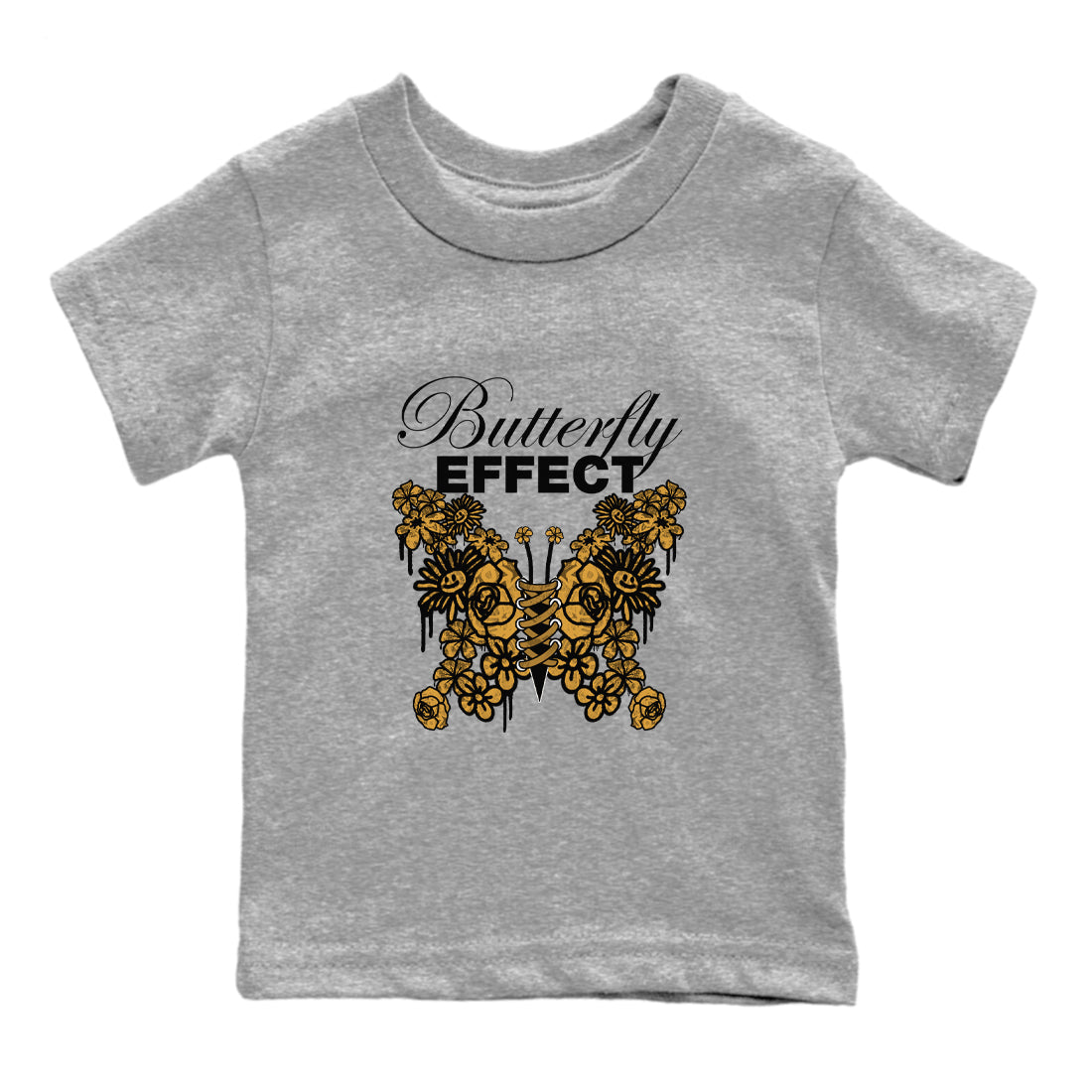 Air Jordan 13 Wheat shirt to match jordans Butterfly Effect sneaker tees AJ13 Wheat SNRT Sneaker Release Tees Baby Toddler Heather Grey 2 T-Shirt