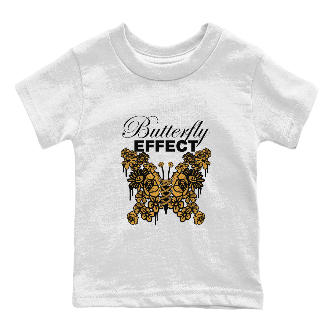 Air Jordan 13 Wheat shirt to match jordans Butterfly Effect sneaker tees AJ13 Wheat SNRT Sneaker Release Tees Baby Toddler White 2 T-Shirt