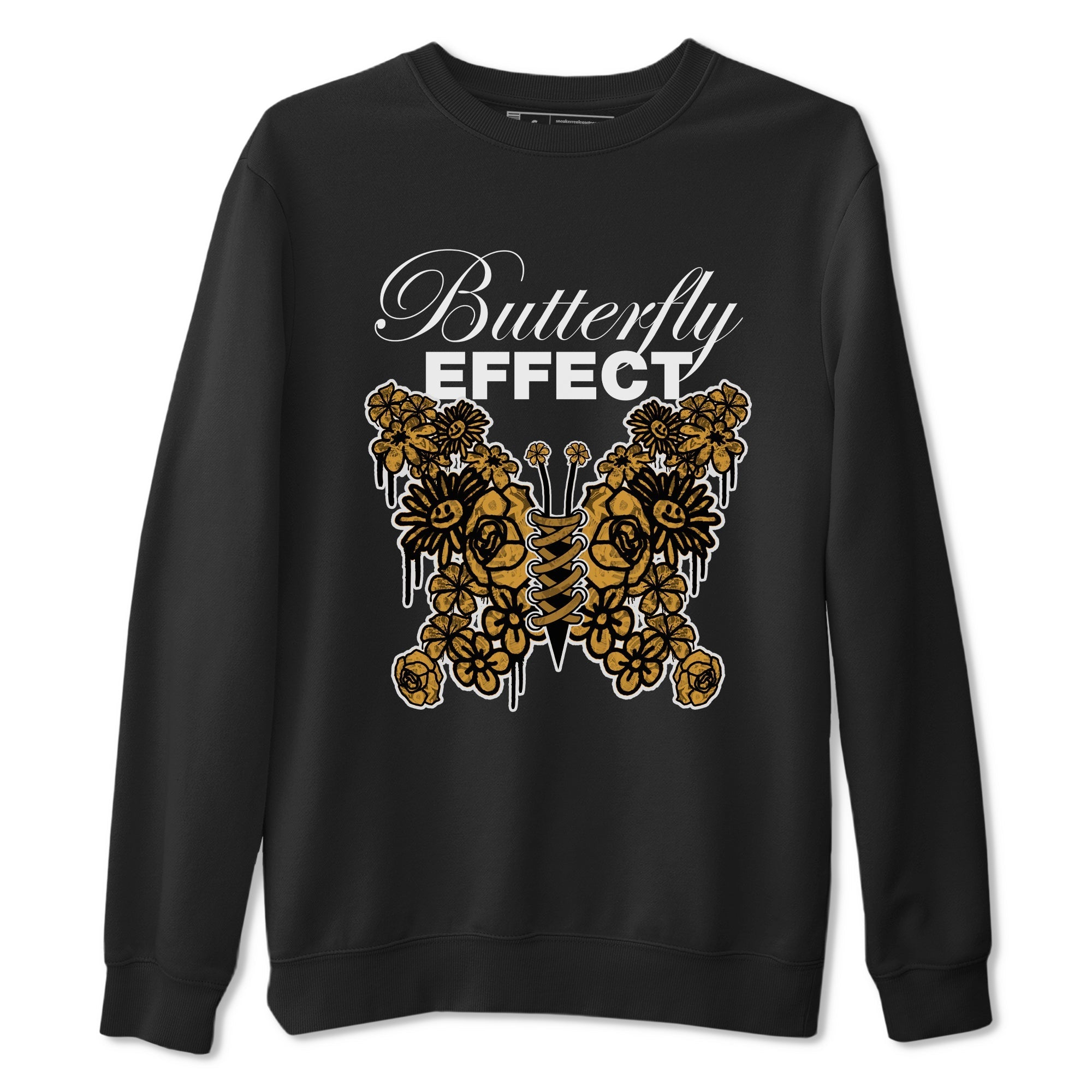 Air Jordan 13 Wheat shirt to match jordans Butterfly Effect sneaker tees AJ13 Wheat SNRT Sneaker Release Tees Unisex Black 2 T-Shirt