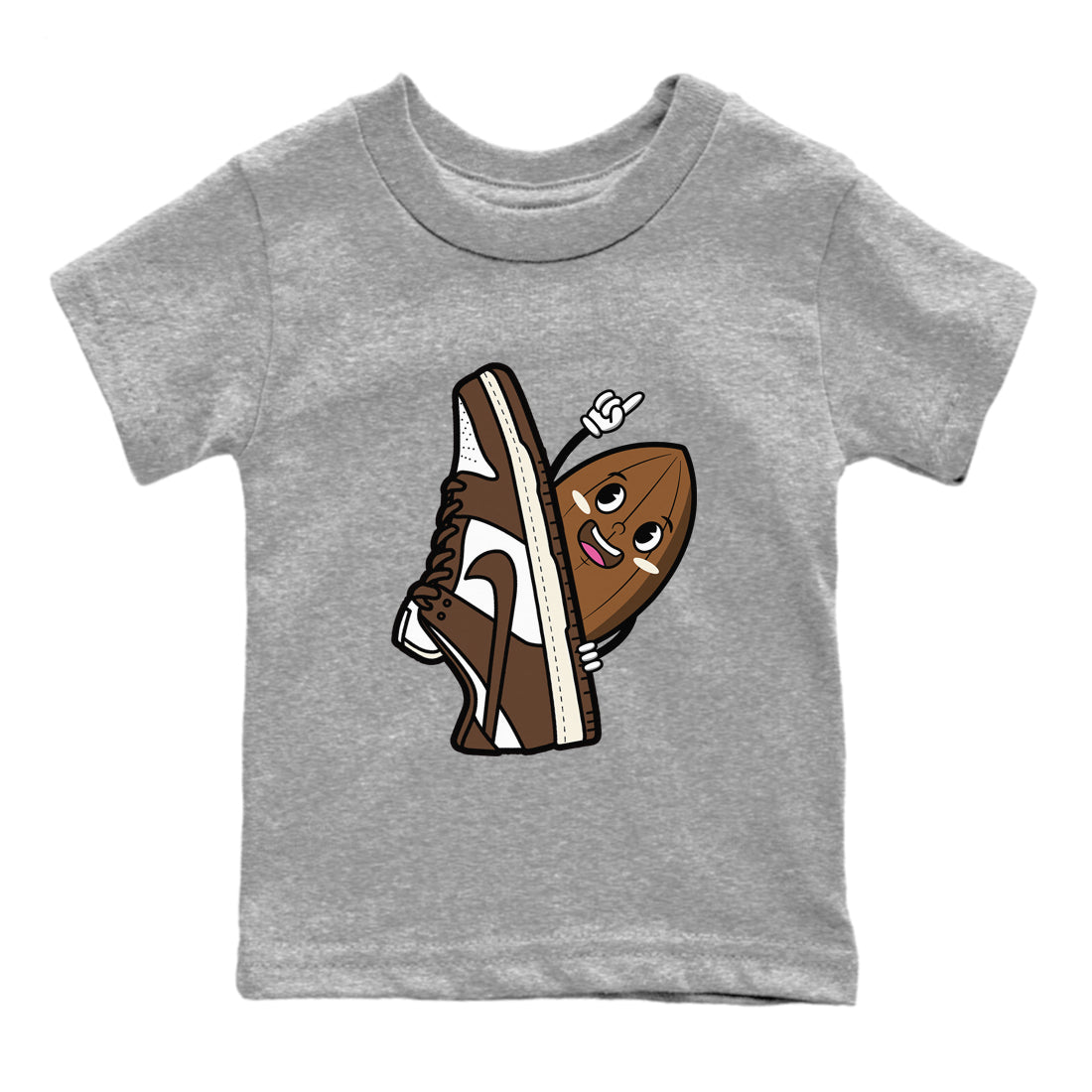 Dunk Low Cacao Wow shirt to match jordans Cacao Friend sneaker tees Special Valentine's Day Couple Shirt Dunk Cacao Wow Drip Gear Zone Sneaker Matching Shirt Baby Toddler Heather Grey 2 T-Shirt