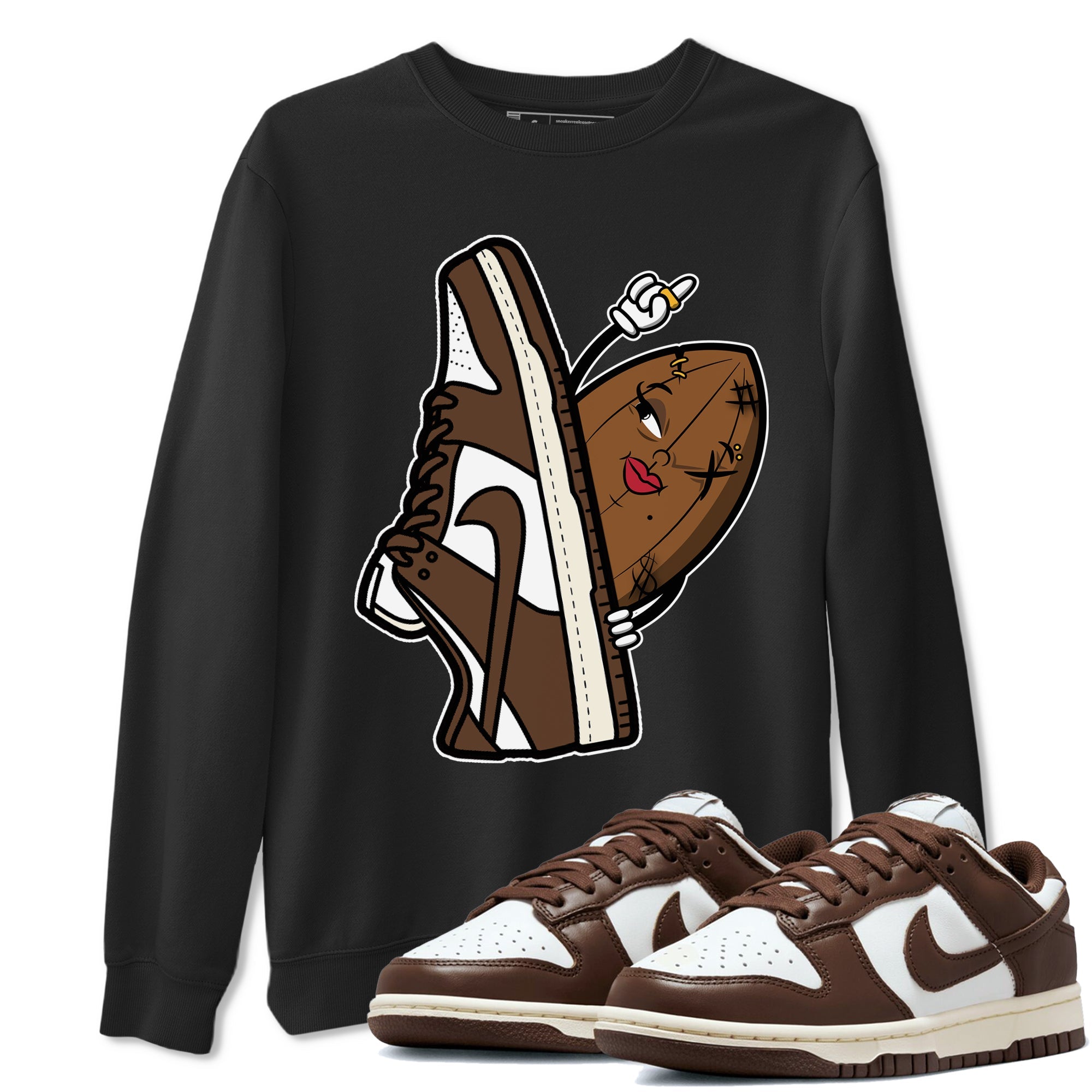 Dunk Low Cacao Wow shirt to match jordans Cacao Friend sneaker tees Special Valentine's Day Couple Shirt Dunk Cacao Wow Drip Gear Zone Sneaker Matching Shirt Unisex Black 1 T-Shirt