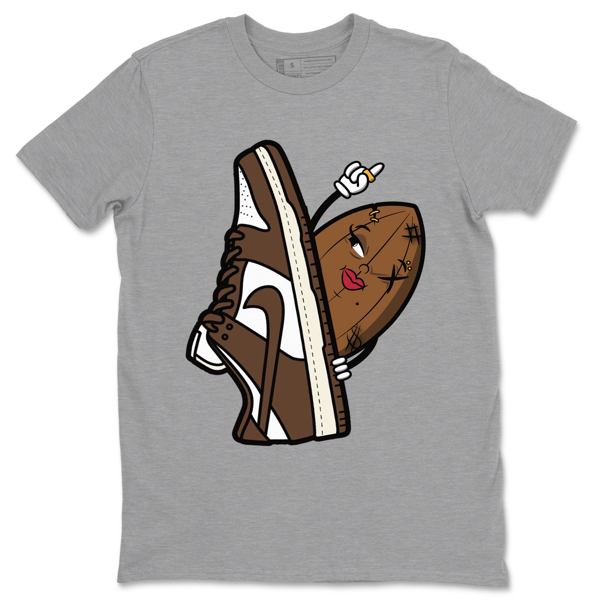 Dunk Low Cacao Wow shirt to match jordans Cacao Friend sneaker tees Special Valentine's Day Couple Shirt Dunk Cacao Wow Drip Gear Zone Sneaker Matching Shirt Unisex Heather Grey 2 T-Shirt