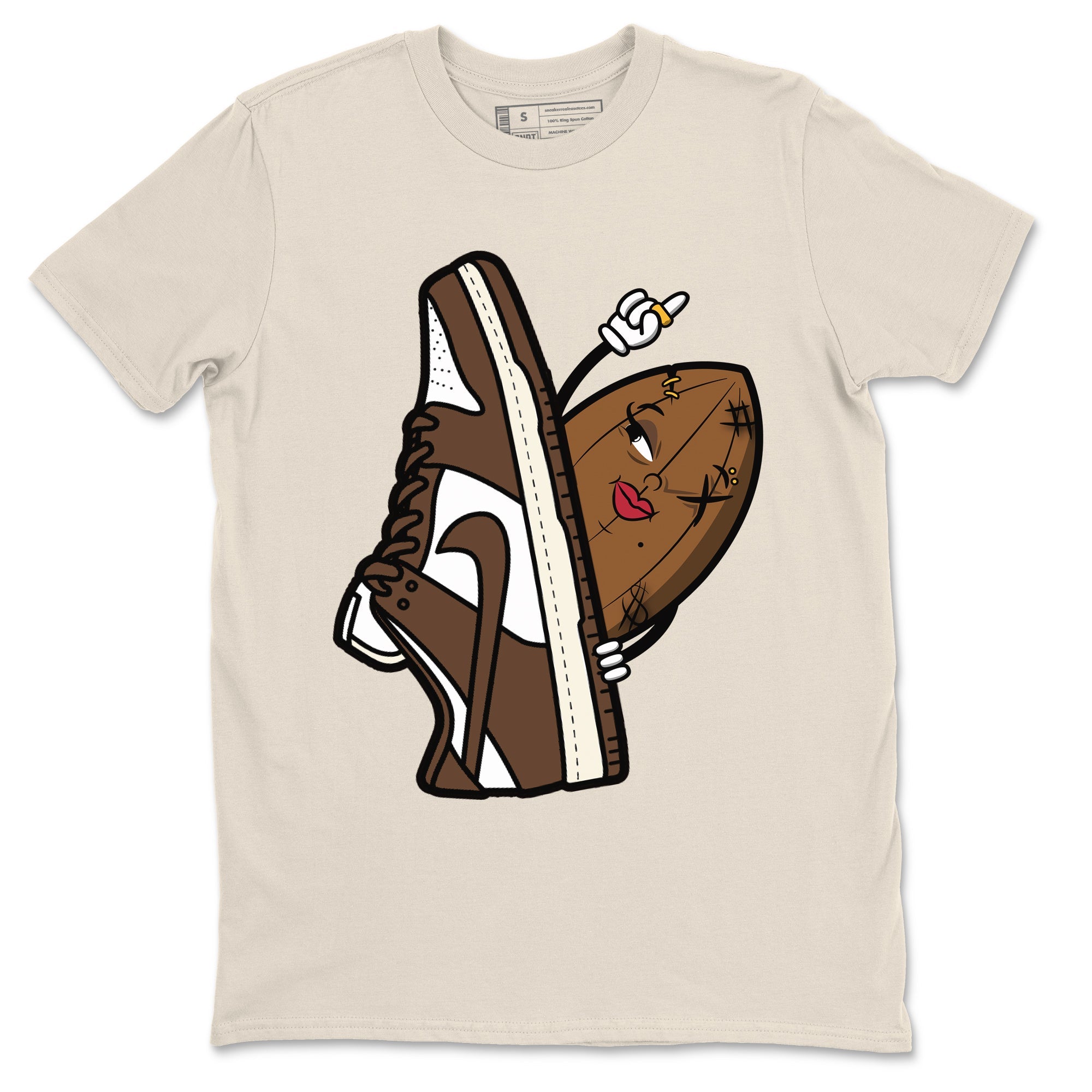 Dunk Low Cacao Wow shirt to match jordans Cacao Friend sneaker tees Special Valentine's Day Couple Shirt Dunk Cacao Wow Drip Gear Zone Sneaker Matching Shirt Unisex Natural 2 T-Shirt