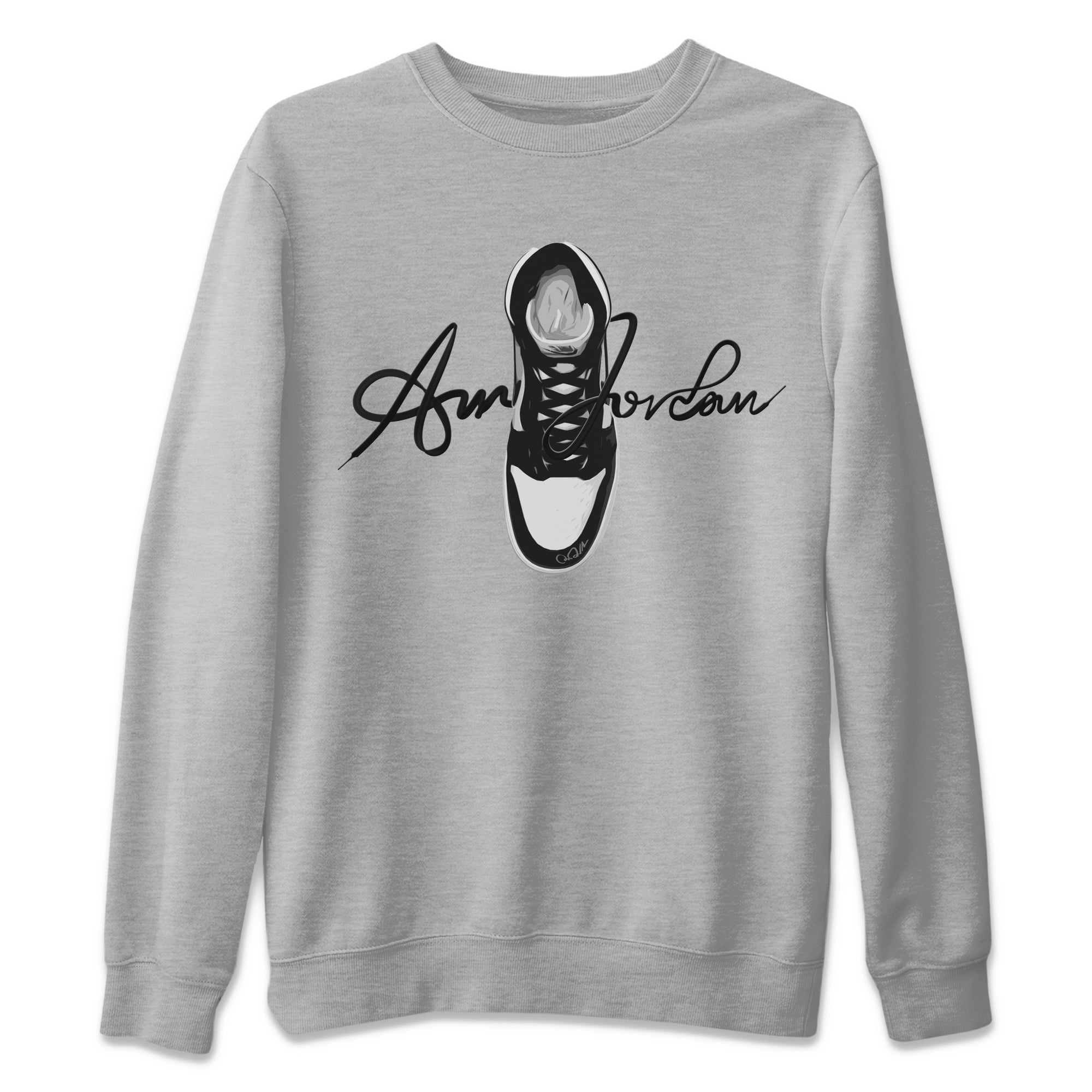 Jordan 1 Black White Sneaker Tees Drip Gear Zone Caligraphy Shoe Lace Sneaker Tees Jordan 1 Black White Shirt Unisex Shirts