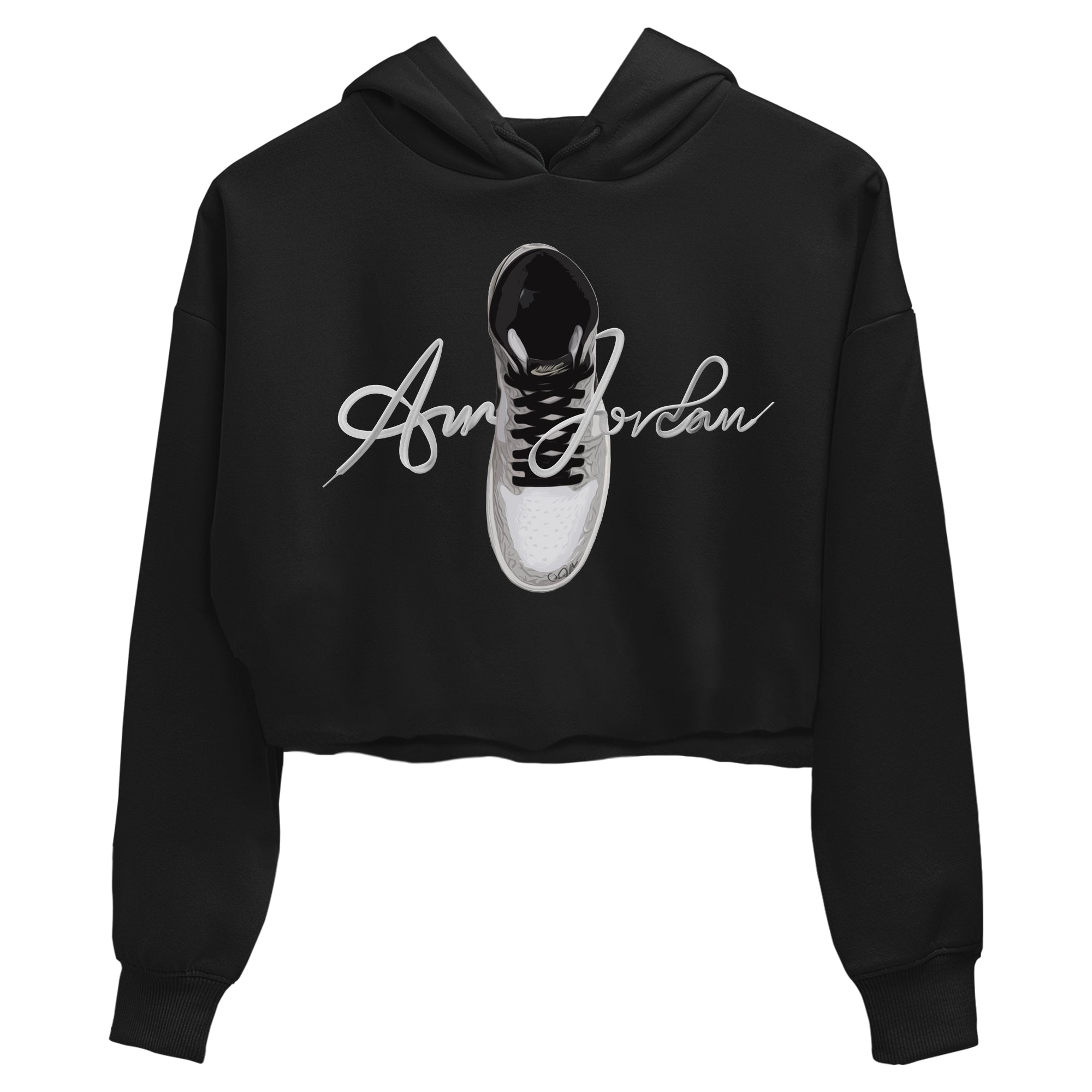 Jordan 1 High White Cement Sneaker Tees Drip Gear Zone Caligraphy Shoe Lace Sneaker Tees Jordan 1 High White Cement Shirt Women's Shirts