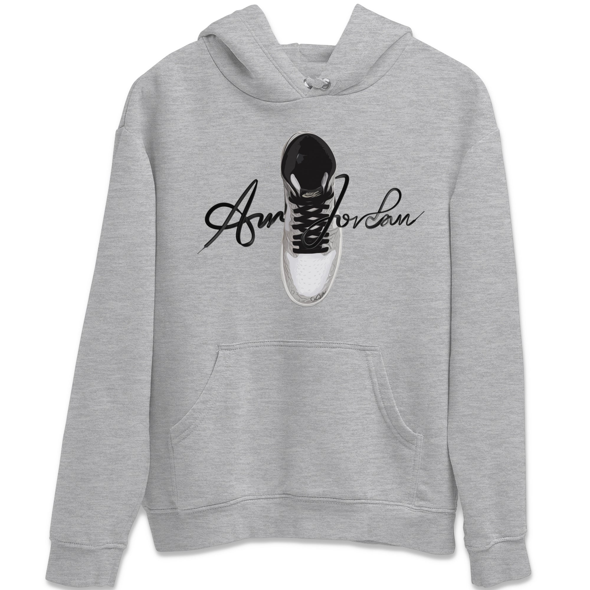 Jordan 1 High White Cement Sneaker Tees Drip Gear Zone Caligraphy Shoe Lace Sneaker Tees Jordan 1 High White Cement Shirt Unisex Shirts