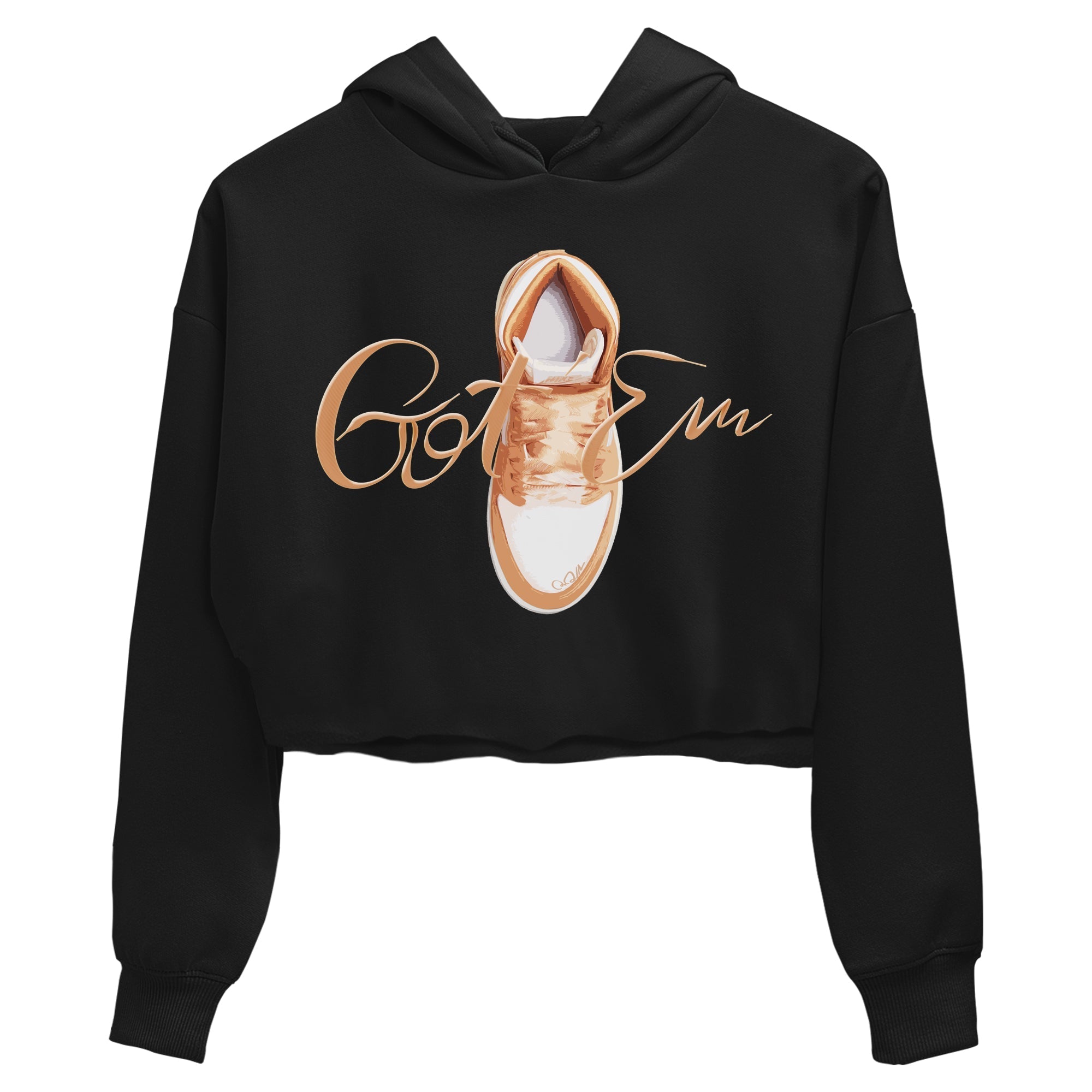 Air Jordan 1 Praline shirt to match jordans Caligraphy Shoe Lace Streetwear Sneaker Shirt AJ1Praline Drip Gear Zone Sneaker Matching Clothing Black 2 Crop T-Shirt