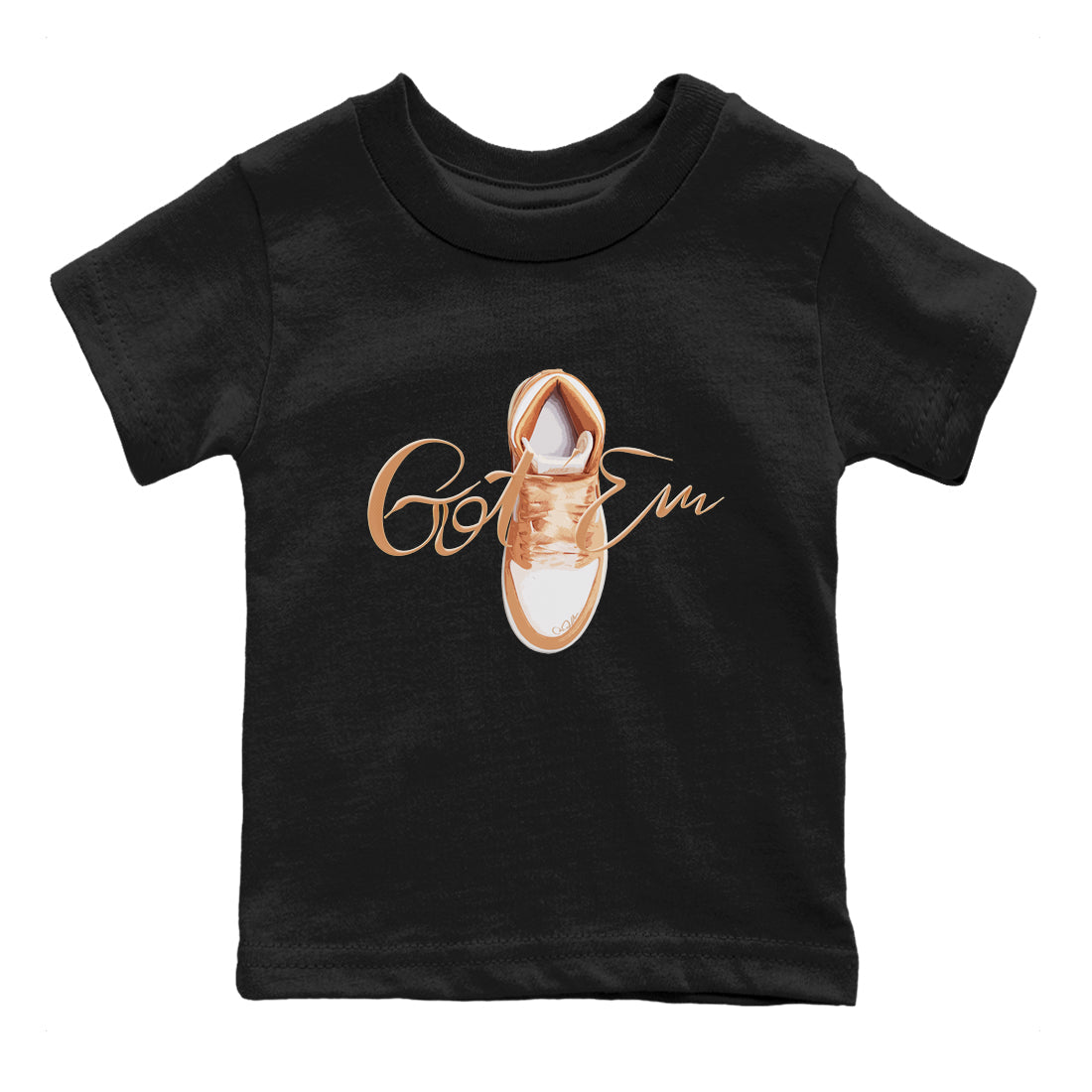 Air Jordan 1 Praline shirt to match jordans Caligraphy Shoe Lace Streetwear Sneaker Shirt AJ1Praline Drip Gear Zone Sneaker Matching Clothing Baby Toddler Black 2 T-Shirt