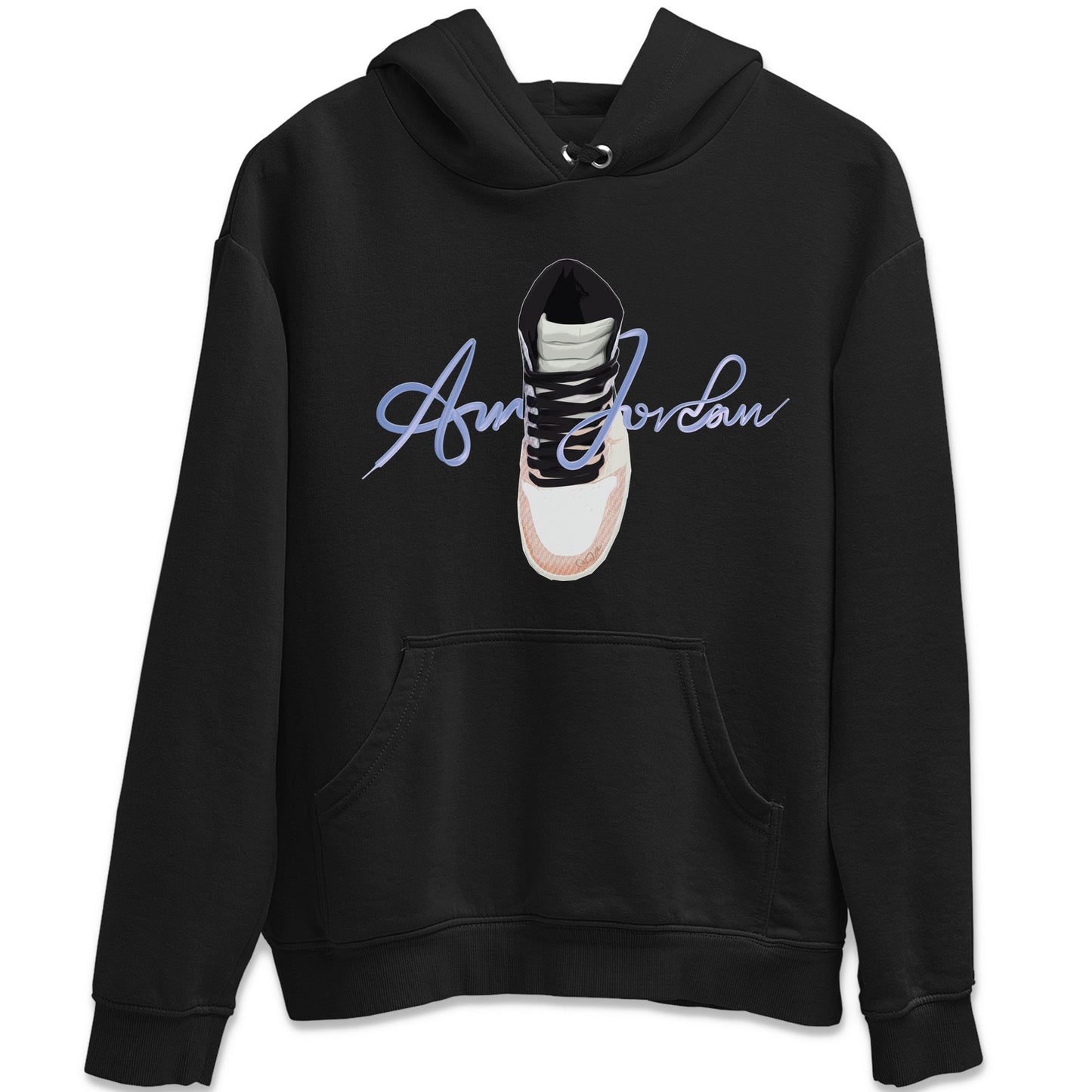 Air Jordan 1 Skyline Sneaker Tees Drip Gear Zone Caligraphy Shoe Lace Sneaker Tees AJ1 Skyline Shirt Unisex Shirts Black 2