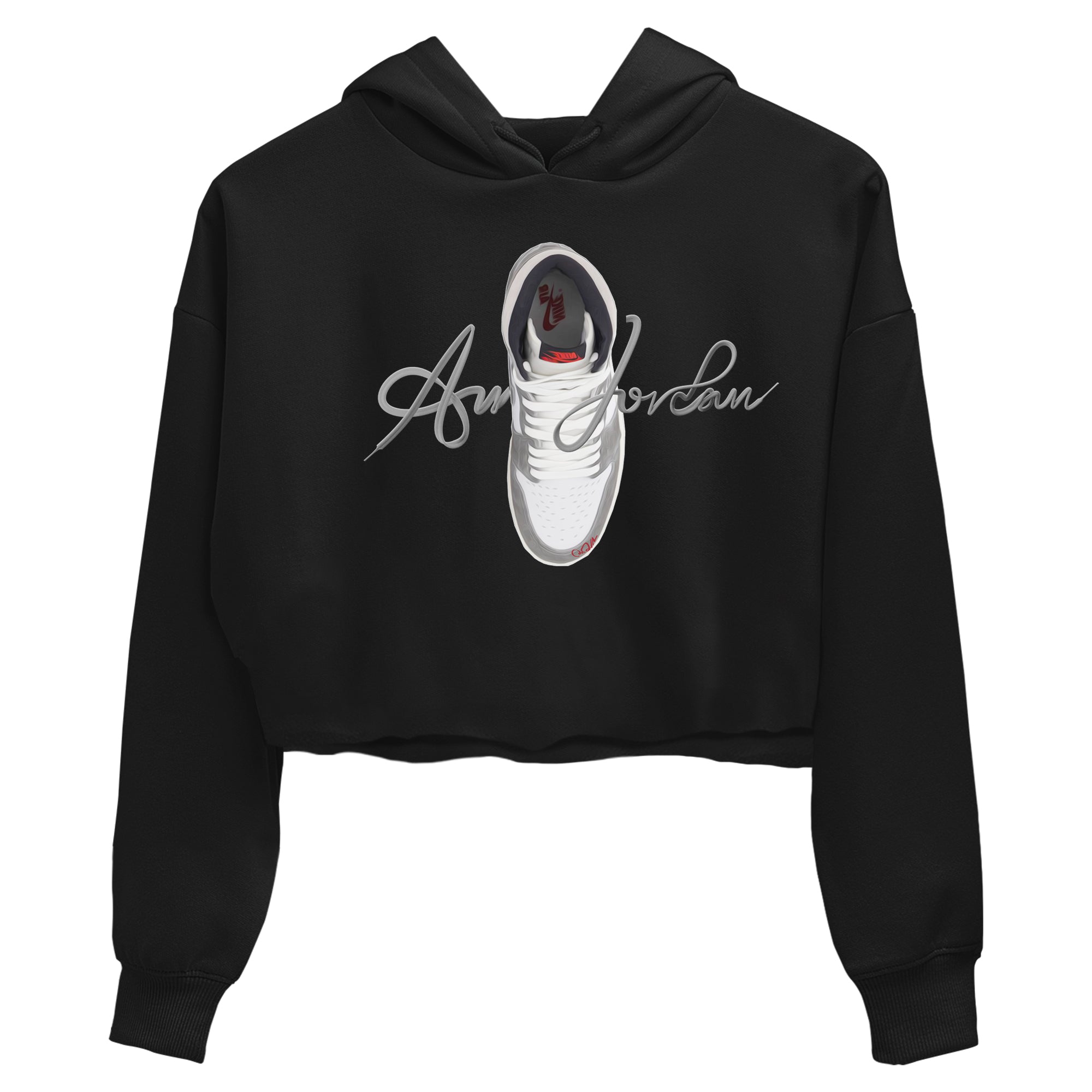 Air Jordan 1 Washed Heritage Sneaker Match Tees Caligraphy Shoe Lace Shirts AJ1 Washed Heritage Drip Gear Zone Women's Shirts Black 2