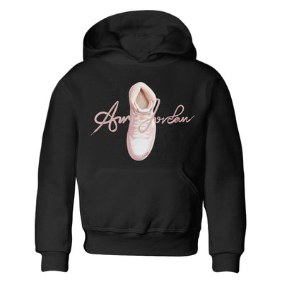 AJ1 Retro High OG Washed Pink Sneaker Tees Drip Gear Zone Caligraphy Shoe Lace Sneaker Tees AJ1 Retro High OG Washed Pink Shirt Kids Shirts Black 2