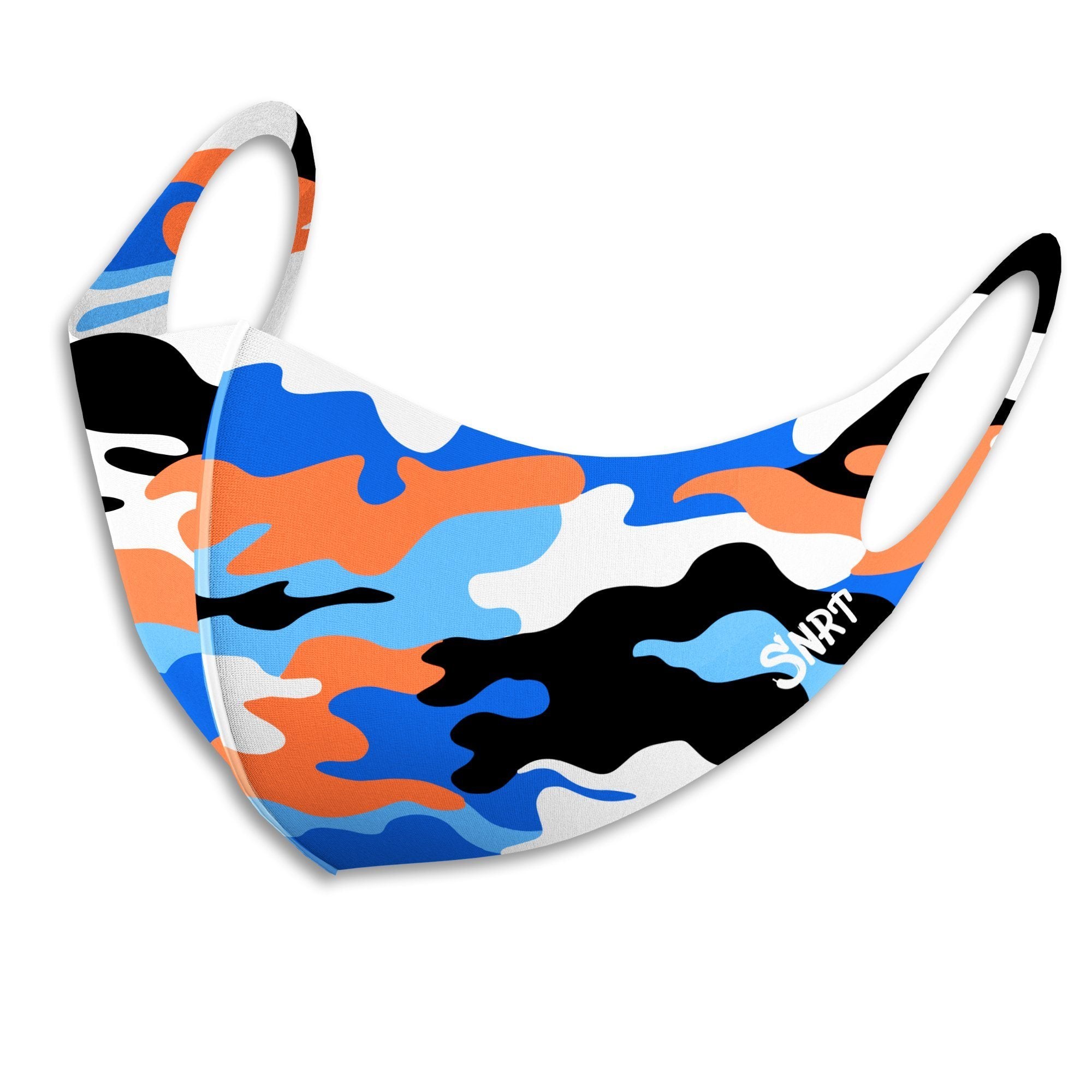 Adidas Yeezy Boost 700 Bright Blue Sneaker Matching Unisex Premium Face Mask Camo Sneaker Matching Masks design Mask 2