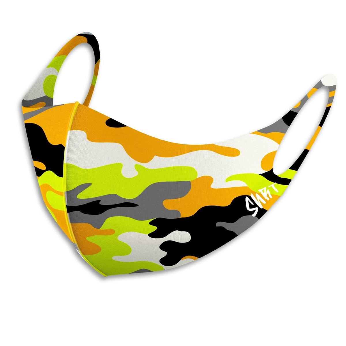 Air Jordan 1 Volt Gold Sneaker Matching Unisex Face Mask Camo design Mask 2