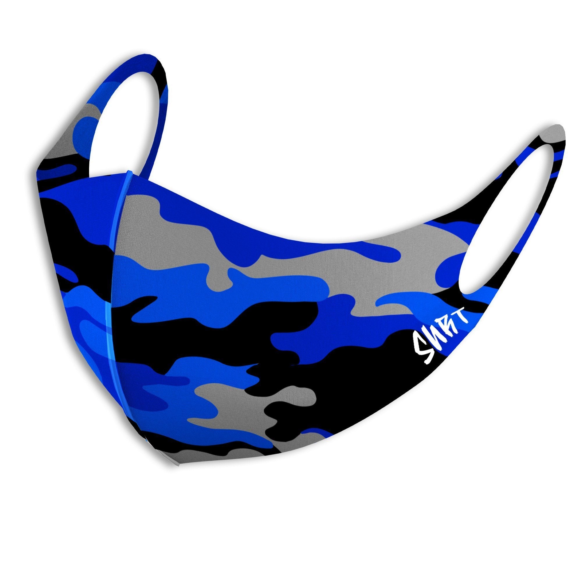 Air Jordan 13 Hyper Royal Sneaker Matching Unisex Face Mask Camo design Mask 2