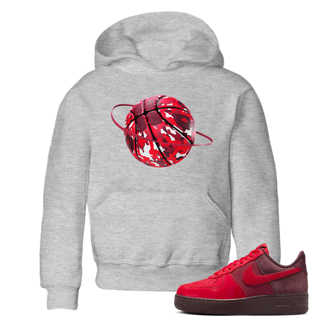 Air Force 1 Layers of Love shirt to match jordans Camo Basketball Planet sneaker tees af1 Layers of Love Drip Gear Zone baby toddler Heather Grey 1 cotton Shirt