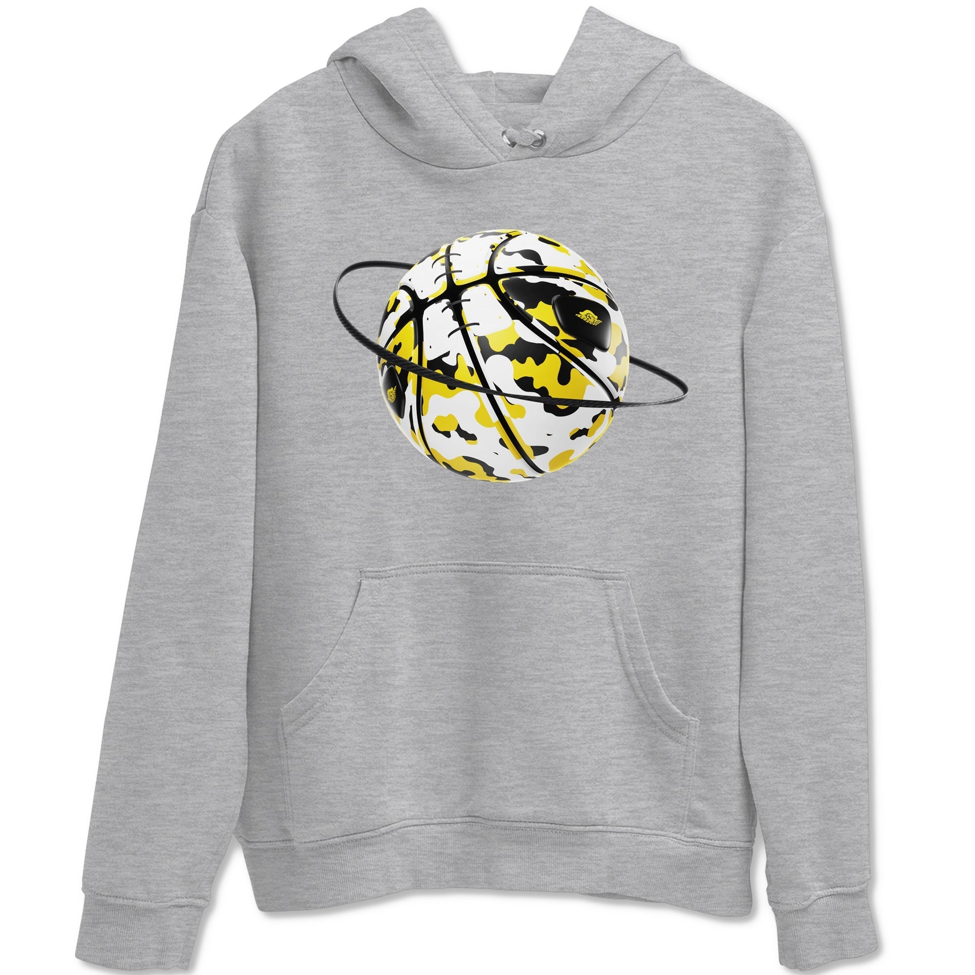 1s Yellow Ochre shirt to match jordans Camo Basketball Planet sneaker tees streetwear brand Air Jordan 1 Yellow Ochre Drip Gear Zone Brand unisex cotton Heather Grey 2 crew neck shirt