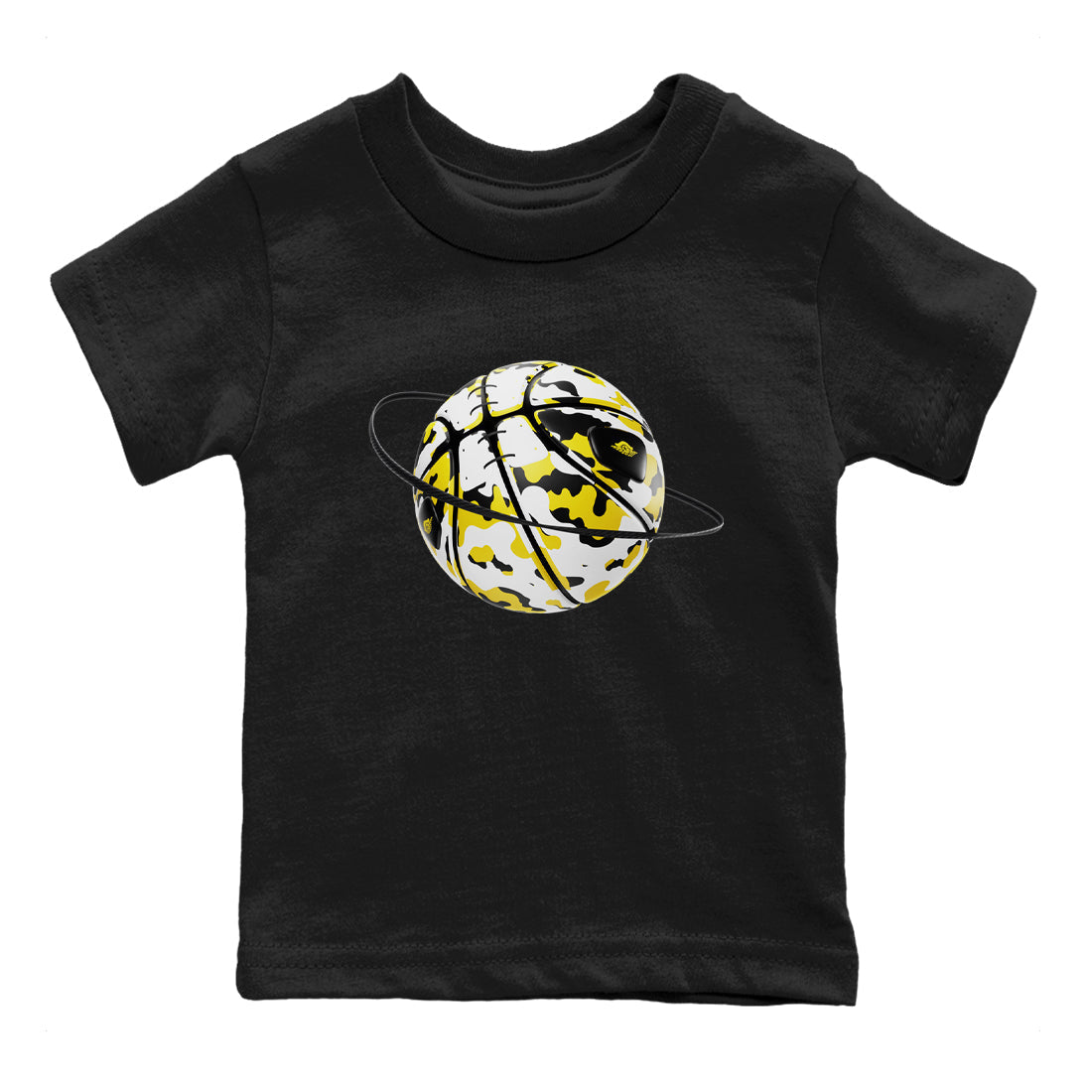 1s Yellow Ochre shirt to match jordans Camo Basketball Planet sneaker tees streetwear brand Air Jordan 1 Yellow Ochre Drip Gear Zone Brand baby toddler Black 2 cotton Shirt