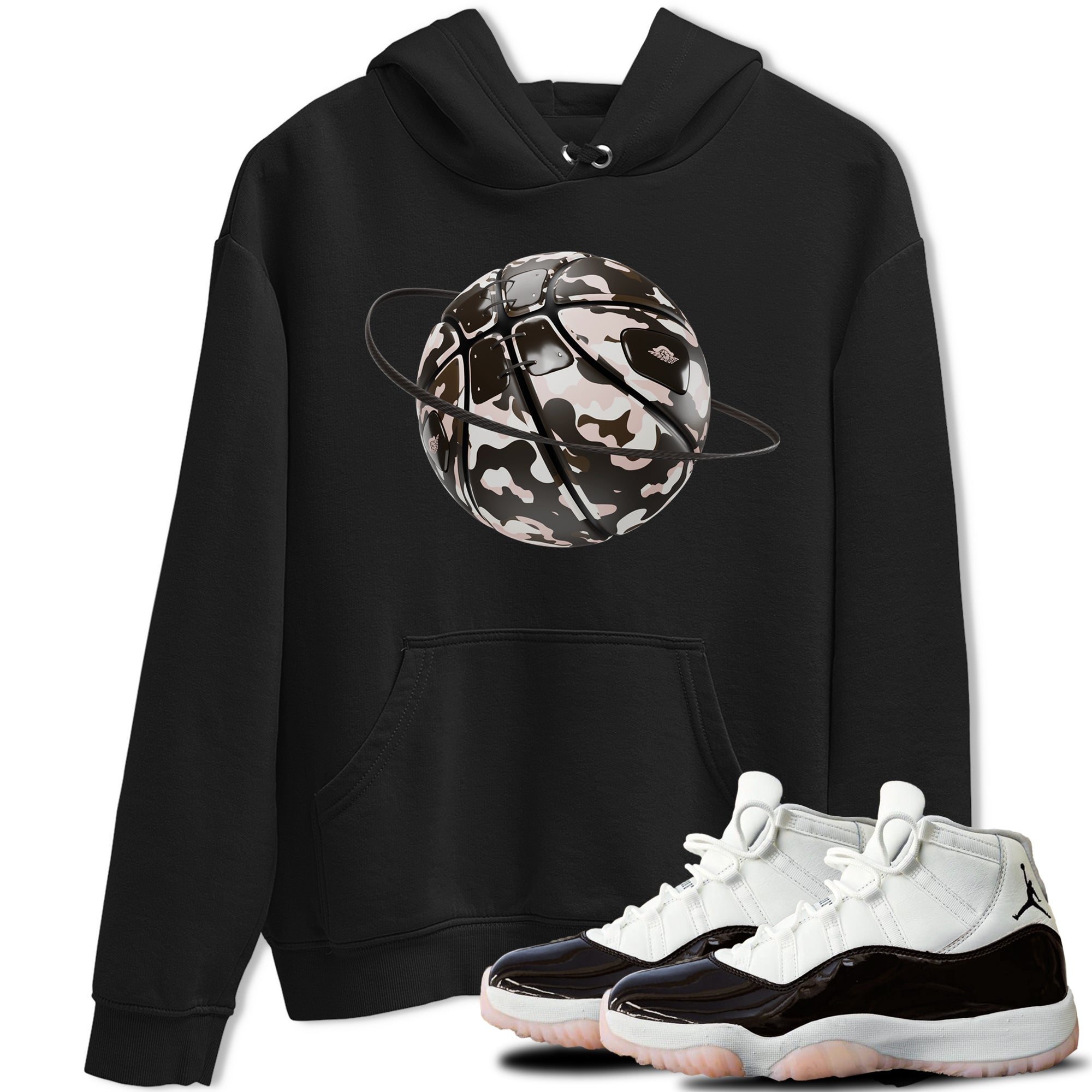 Air Jordan 11 Neapolitan shirt to match jordans Camo Basketball Planet sneaker matching t-shirts and clothing AJ11 Neapolitan Drip Gear Zone Cotton Casual Unisex Black 1 T-Shirt