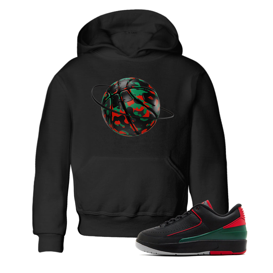 Jordan 2 Low Christmas X-mas Holiday special gift shirt to match jordans Camo Basketball Planet sneaker tees Air Jordan 2 Christmas Drip Gear Zone Baby Toddler Black 1 T-Shirt