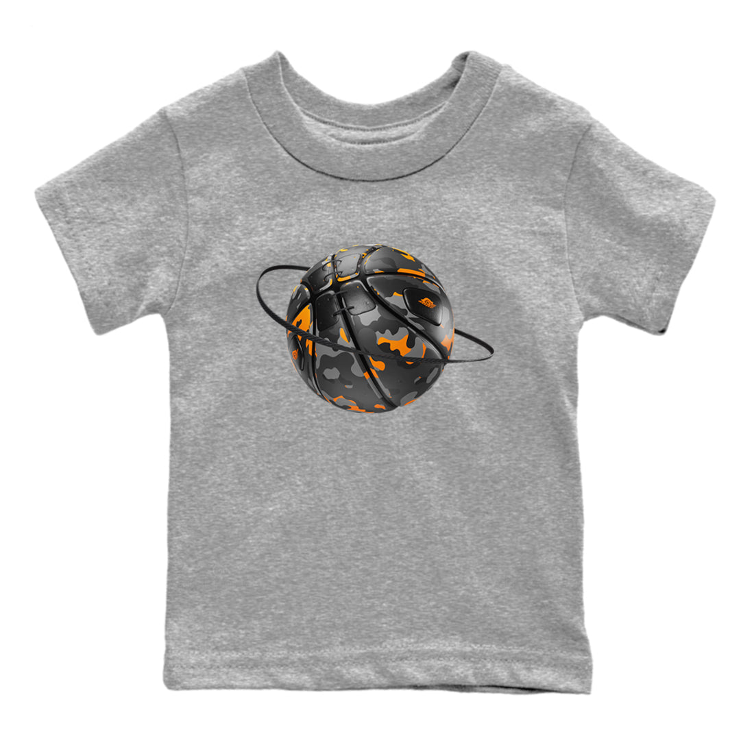 Air Jordan 3 Fear shirt to match jordans Camo Basketball Planet sneaker tees AJ3 Fear Drip Gear Zone Baby Toddler Heather Grey 2 T-Shirt