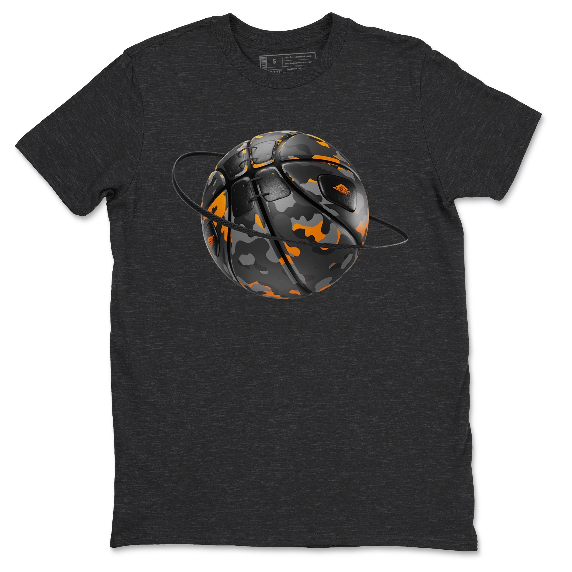 Air Jordan 3 Fear shirt to match jordans Camo Basketball Planet sneaker tees AJ3 Fear Drip Gear Zone Unisex Charcoal Heather 2 T-Shirt