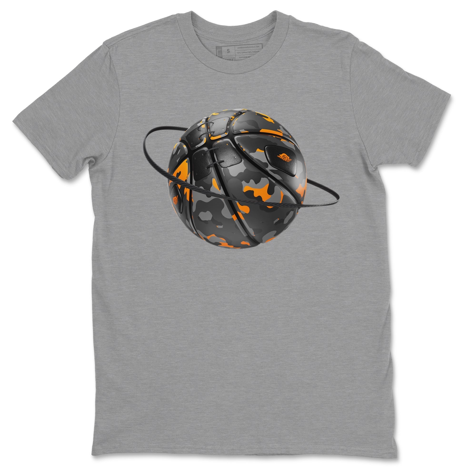 Air Jordan 3 Fear shirt to match jordans Camo Basketball Planet sneaker tees AJ3 Fear Drip Gear Zone Unisex Heather Grey 2 T-Shirt
