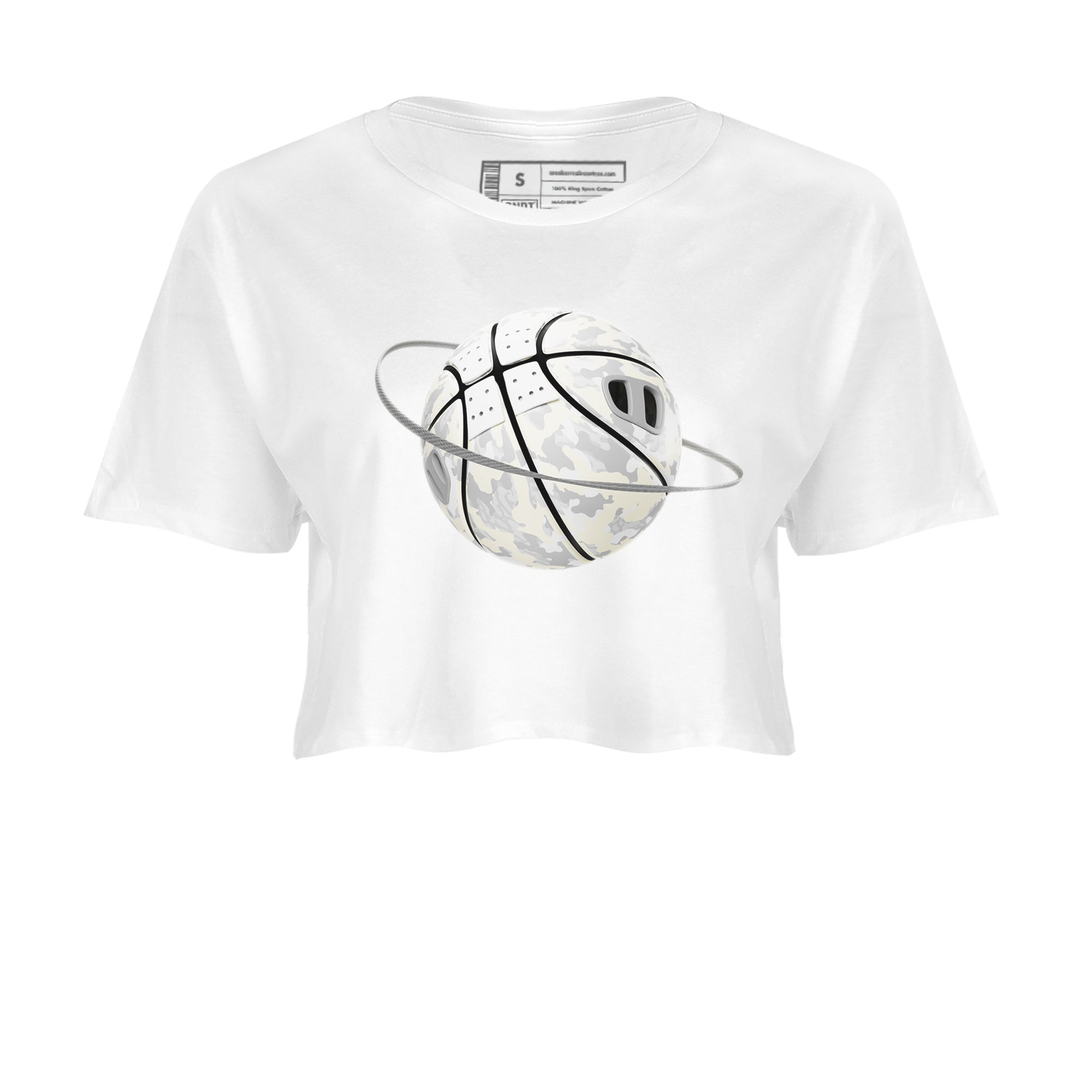 3s Ivory shirt to match jordans Camo Basketball Planet sneaker tees Air Jordan 3 Ivory Drip Gear Zone White 2 crop length shirt