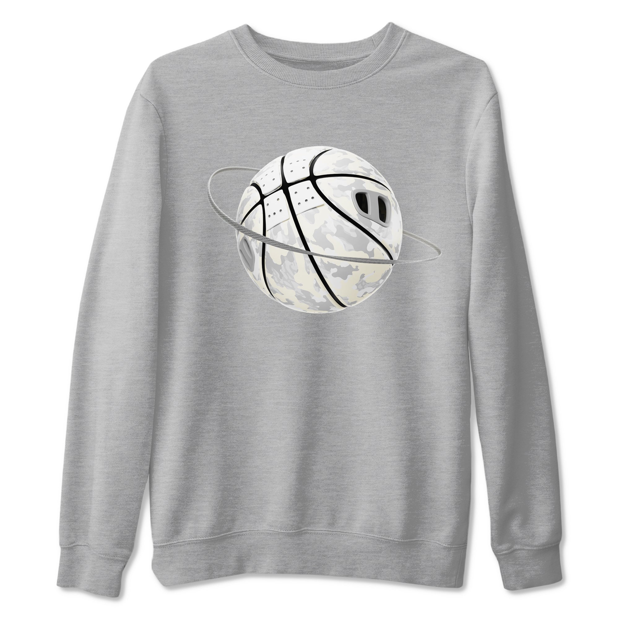 3s Ivory shirt to match jordans Camo Basketball Planet sneaker tees Air Jordan 3 Ivory Drip Gear Zone unisex cotton Heather Grey 2 crew neck shirt
