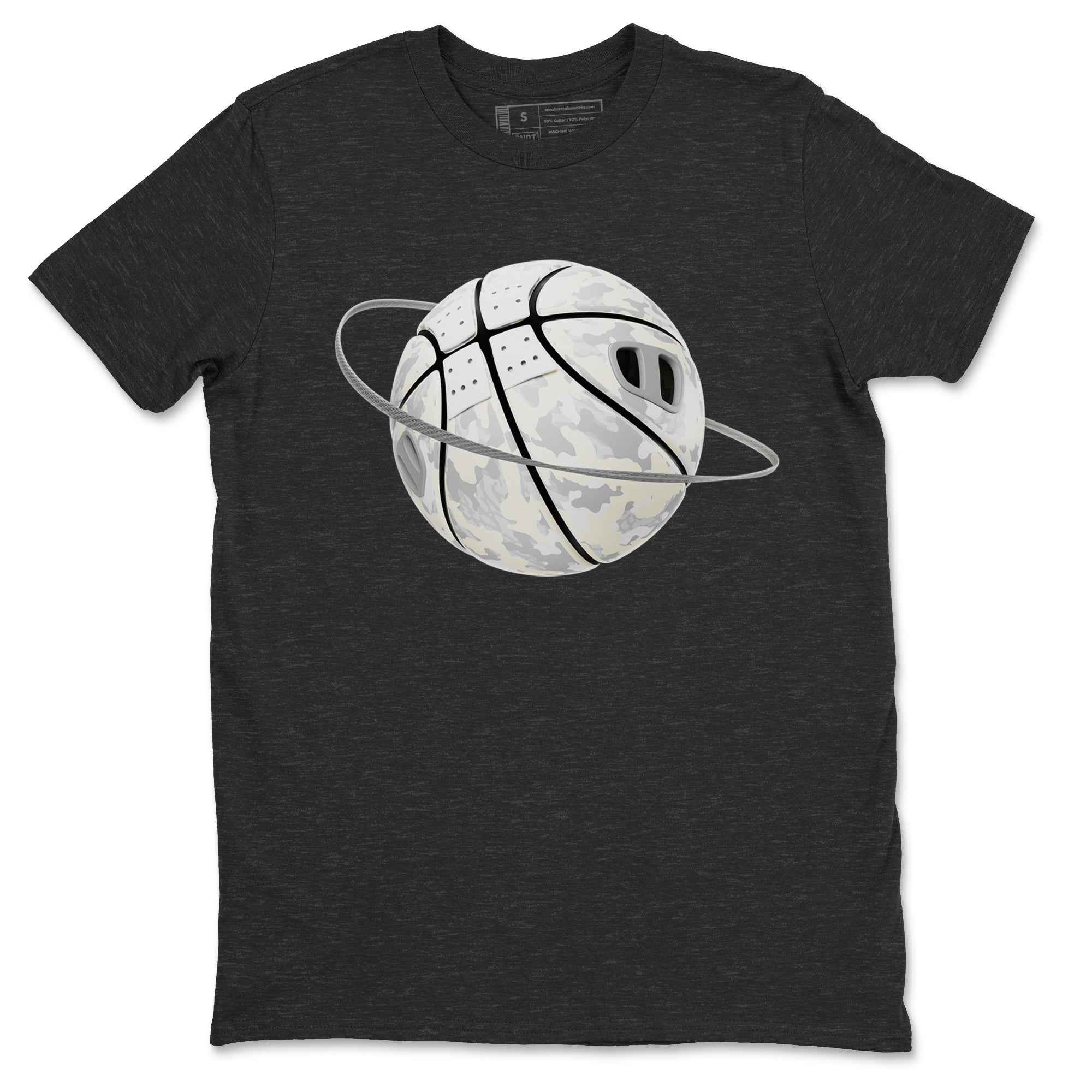 3s Ivory shirt to match jordans Camo Basketball Planet sneaker tees Air Jordan 3 Ivory Drip Gear Zone unisex cotton Charcoal Heather 2 crew neck shirt
