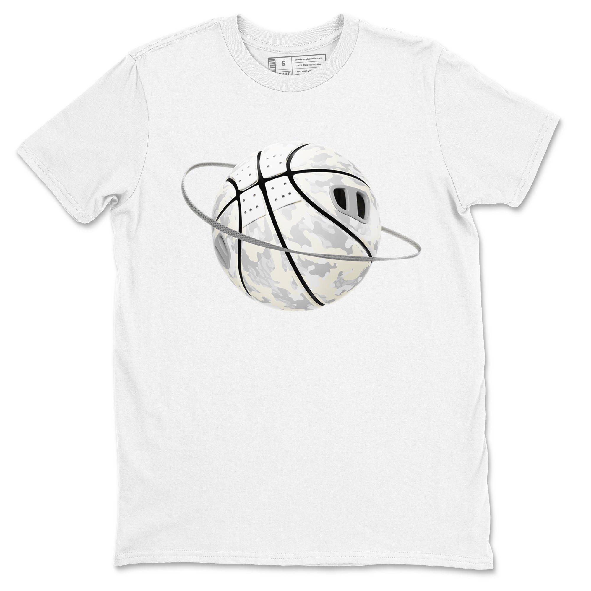 3s Ivory shirt to match jordans Camo Basketball Planet sneaker tees Air Jordan 3 Ivory Drip Gear Zone unisex cotton White 2 crew neck shirt