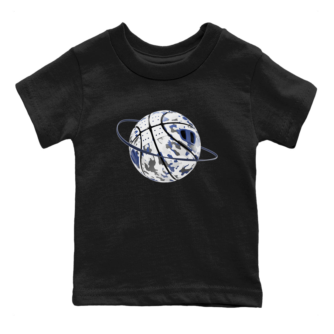 3s Midnight Navy shirt to match jordans Camo Basketball Planet sneaker match t-shirt AJ3 Midnight Navy Drip Gear Zone baby toddler Black 2 Crew Neck T-Shirt