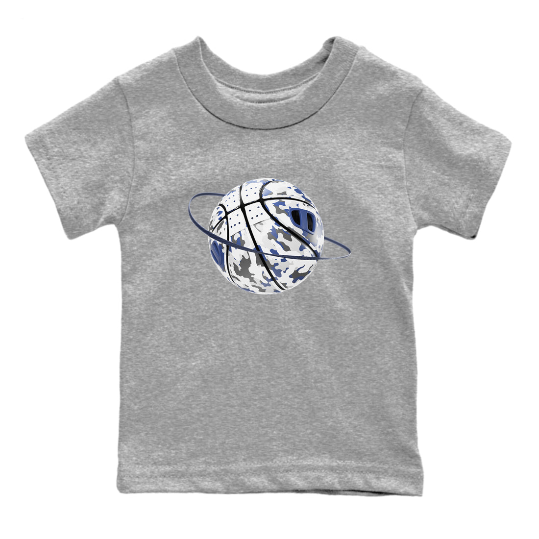 3s Midnight Navy shirt to match jordans Camo Basketball Planet sneaker match t-shirt AJ3 Midnight Navy Drip Gear Zone baby toddler Heather Grey 2 Crew Neck T-Shirt