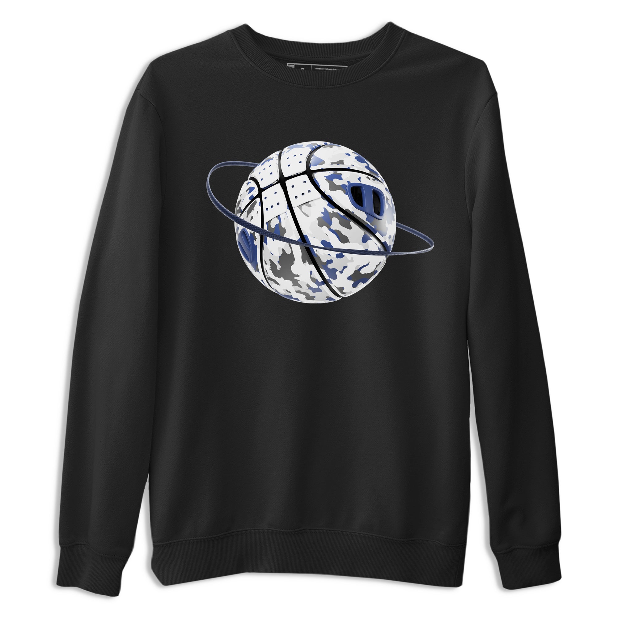 3s Midnight Navy shirt to match jordans Camo Basketball Planet sneaker match t-shirt AJ3 Midnight Navy Drip Gear Zone unisex cotton Black 2 Crew Neck T-Shirt