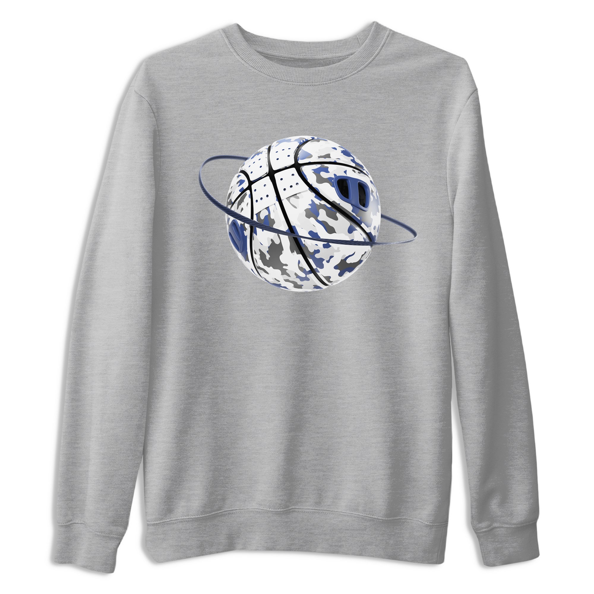 3s Midnight Navy shirt to match jordans Camo Basketball Planet sneaker match t-shirt AJ3 Midnight Navy Drip Gear Zone unisex cotton Heather Grey 2 Crew Neck T-Shirt