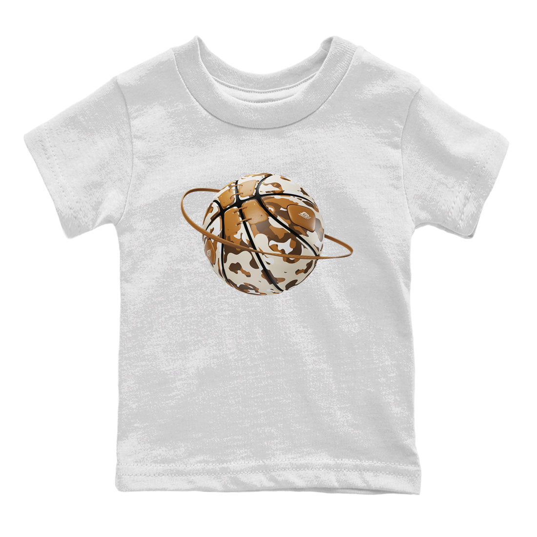 Air Jordan 3 Palomino shirt to match jordans Camo Basketball Planet Streetwear Sneaker Shirt AJ3 Palomino Drip Gear Zone Sneaker Matching Clothing Baby Toddler White 2 T-Shirt