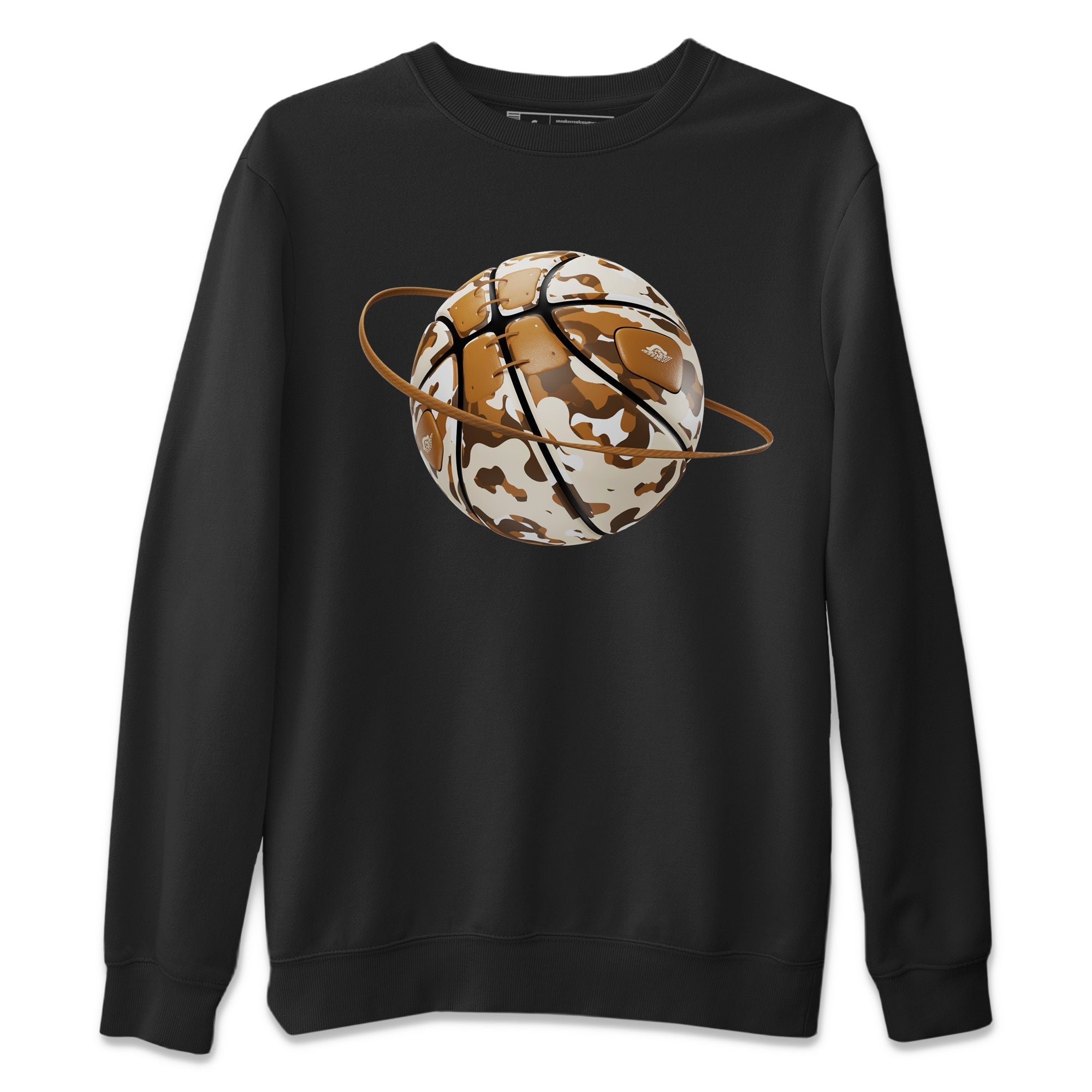 Air Jordan 3 Palomino shirt to match jordans Camo Basketball Planet Streetwear Sneaker Shirt AJ3 Palomino Drip Gear Zone Sneaker Matching Clothing Unisex Black 2 T-Shirt