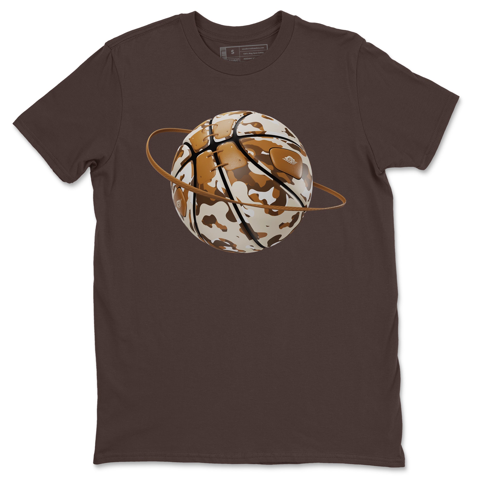 Air Jordan 3 Palomino shirt to match jordans Camo Basketball Planet Streetwear Sneaker Shirt AJ3 Palomino Drip Gear Zone Sneaker Matching Clothing Unisex Dark Chocolate 2 T-Shirt