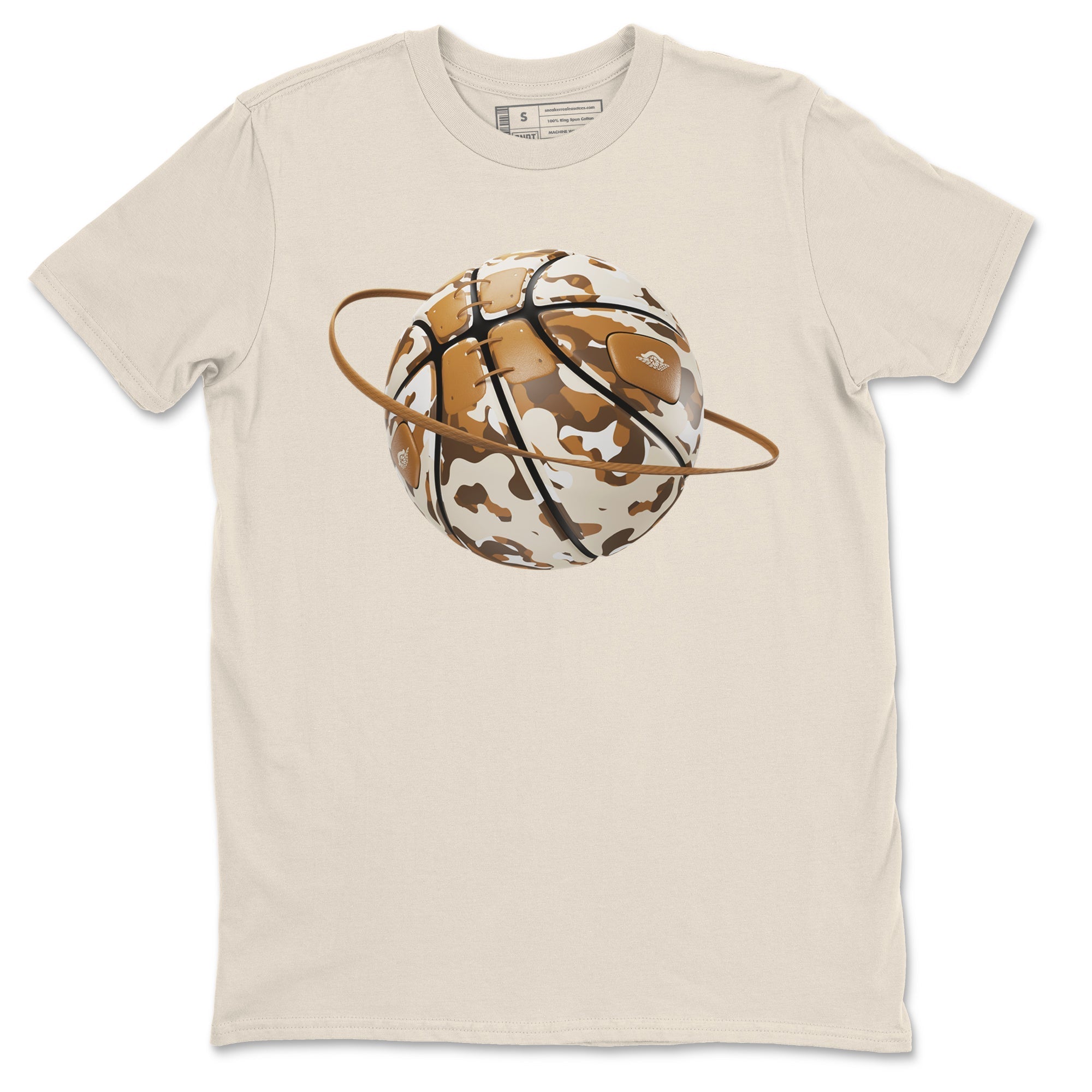 Air Jordan 3 Palomino shirt to match jordans Camo Basketball Planet Streetwear Sneaker Shirt AJ3 Palomino Drip Gear Zone Sneaker Matching Clothing Unisex Natural 2 T-Shirt