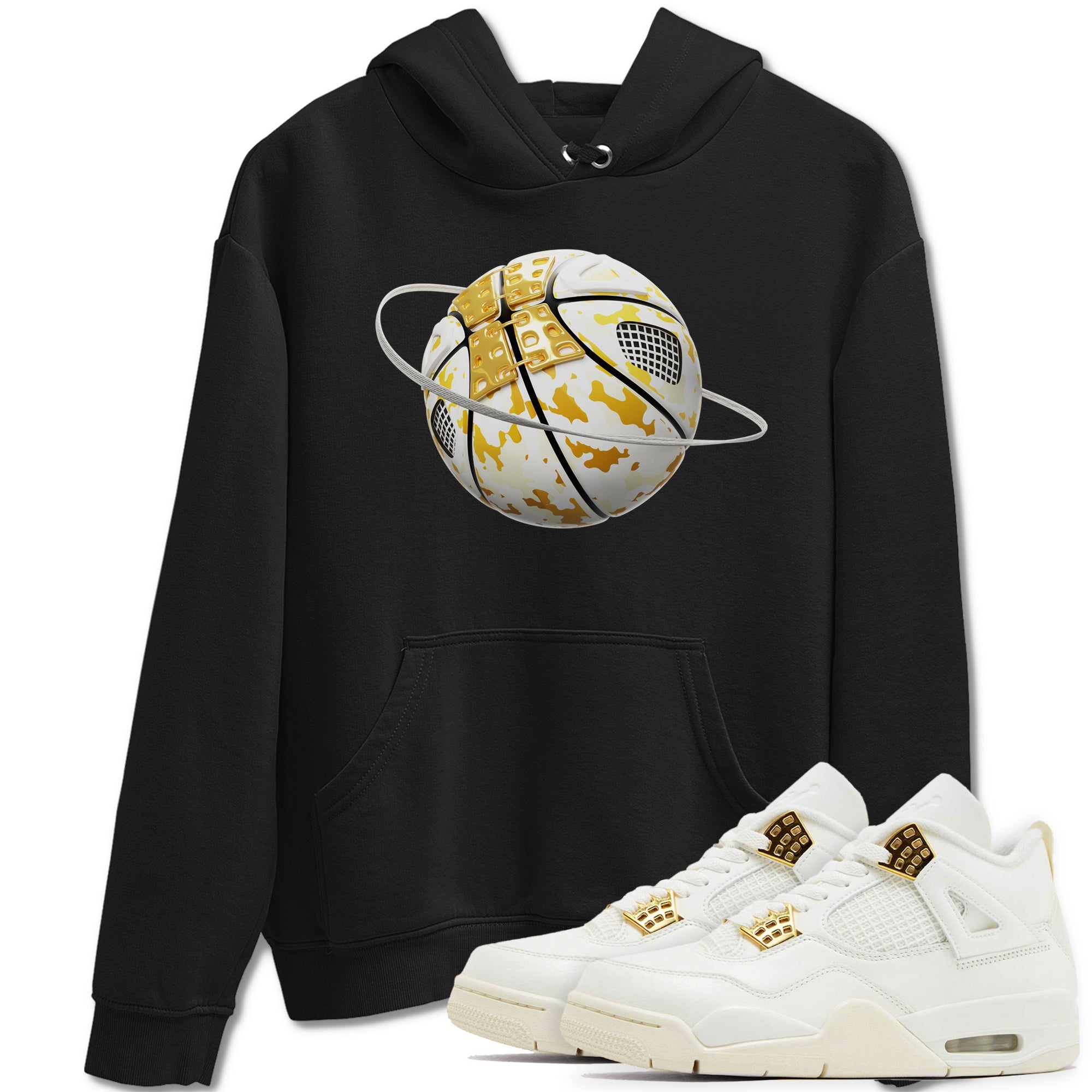 4s Sail 2024 shirt to match jordans Camo Basketball Planet sneaker tees Air Jordan 4 Sail 2024 Drip Gear Zone unisex cotton Black 1 crew neck shirt