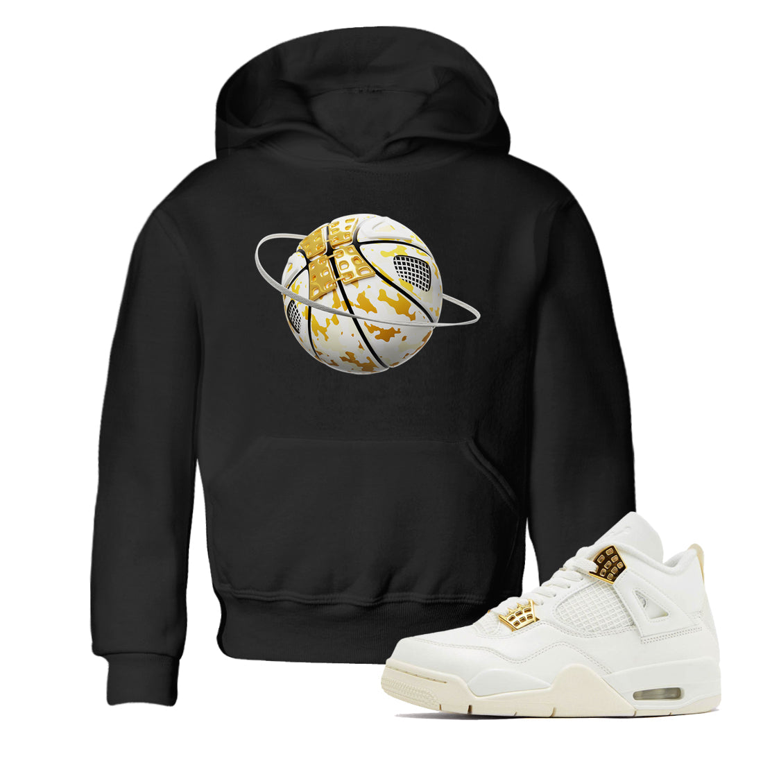 4s Sail 2024 shirt to match jordans Camo Basketball Planet sneaker tees Air Jordan 4 Sail 2024 Drip Gear Zone baby toddler Black 1 cotton Shirt