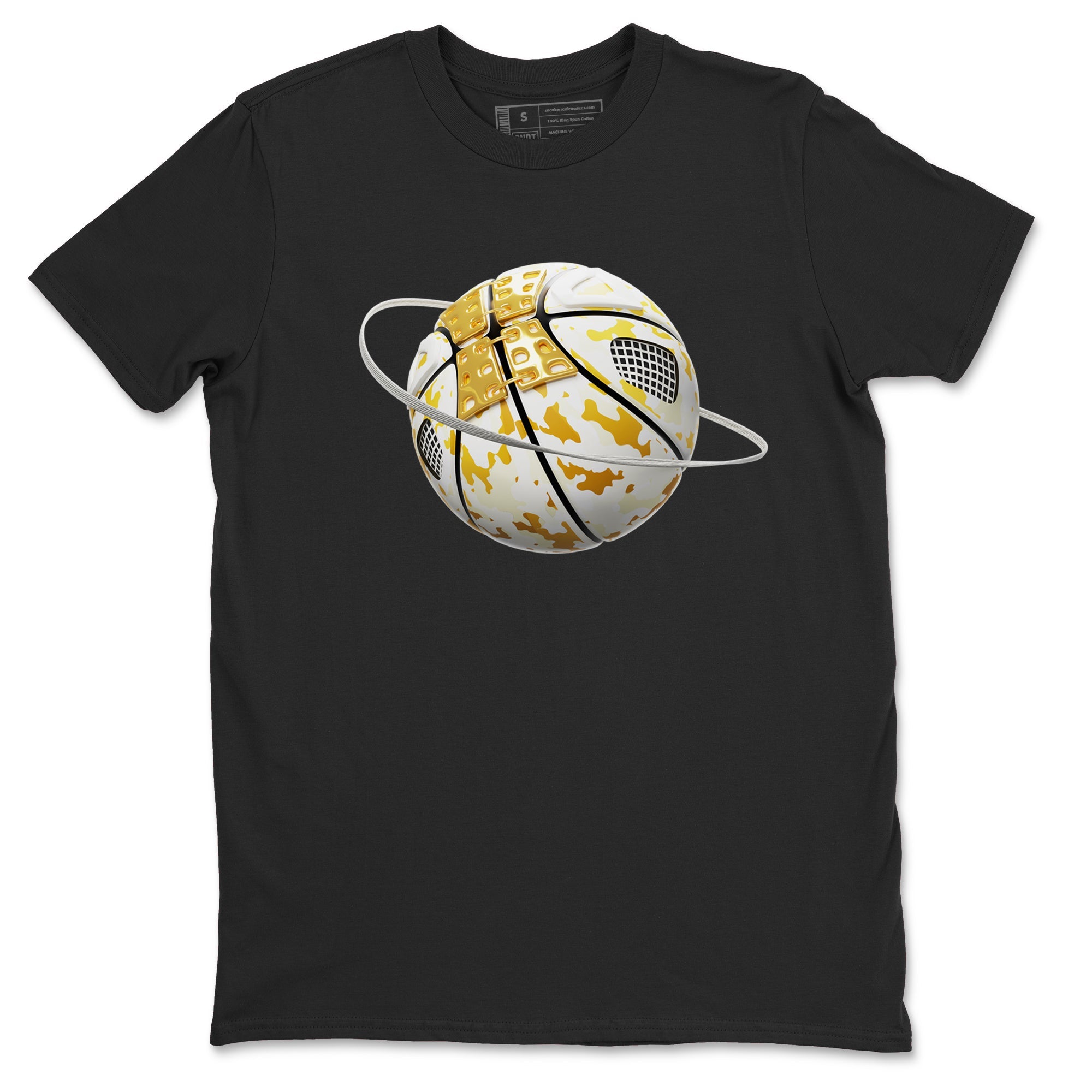 4s Sail 2024 shirt to match jordans Camo Basketball Planet sneaker tees Air Jordan 4 Sail 2024 Drip Gear Zone unisex cotton Black 2 crew neck shirt