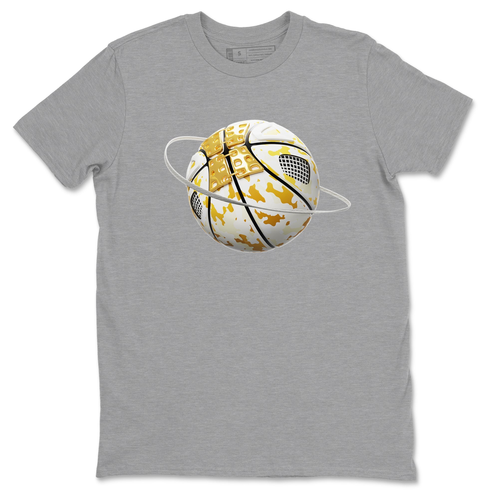 4s Sail 2024 shirt to match jordans Camo Basketball Planet sneaker tees Air Jordan 4 Sail 2024 Drip Gear Zone unisex cotton Heather Grey 2 crew neck shirt