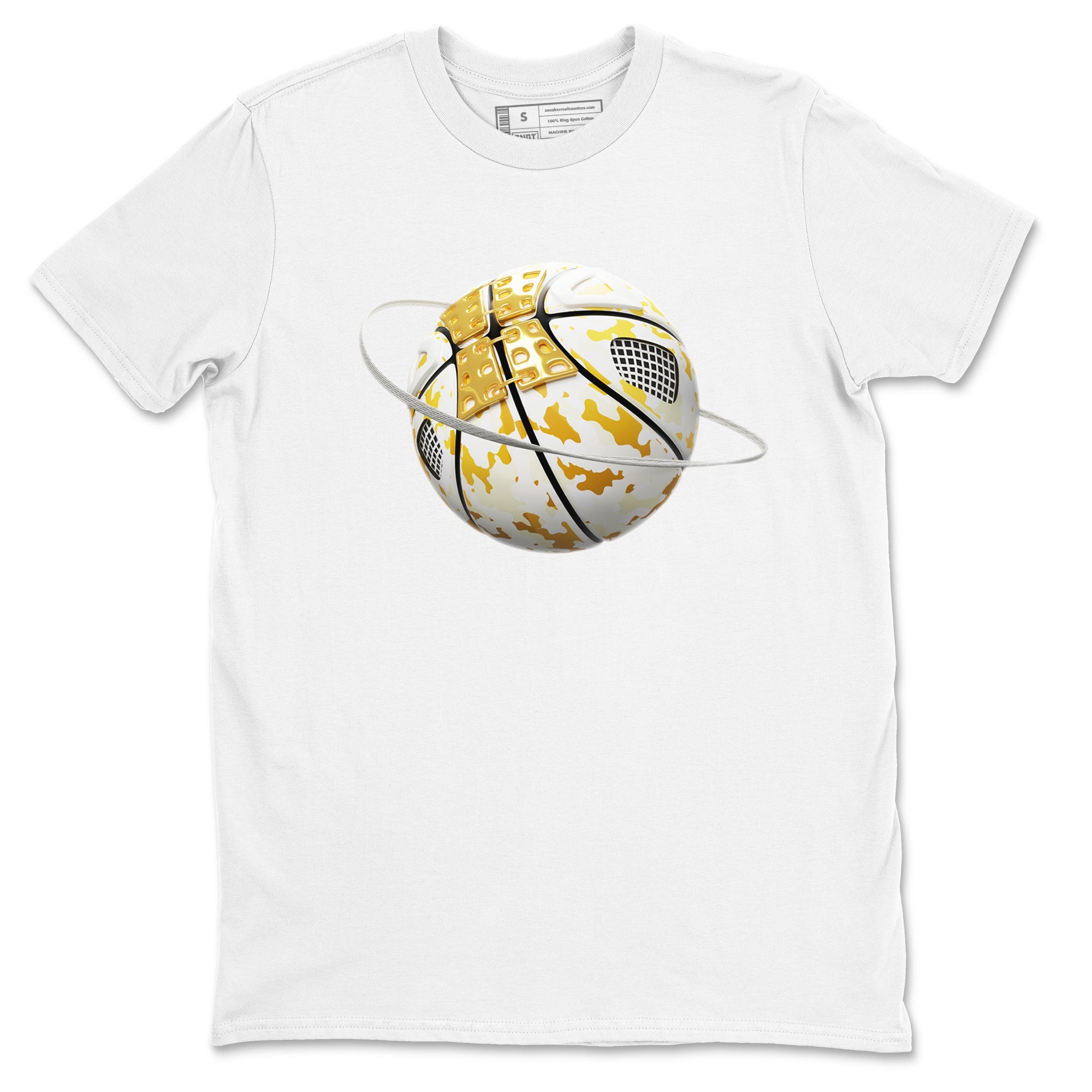 4s Sail 2024 shirt to match jordans Camo Basketball Planet sneaker tees Air Jordan 4 Sail 2024 Drip Gear Zone unisex cotton White 2 crew neck shirt