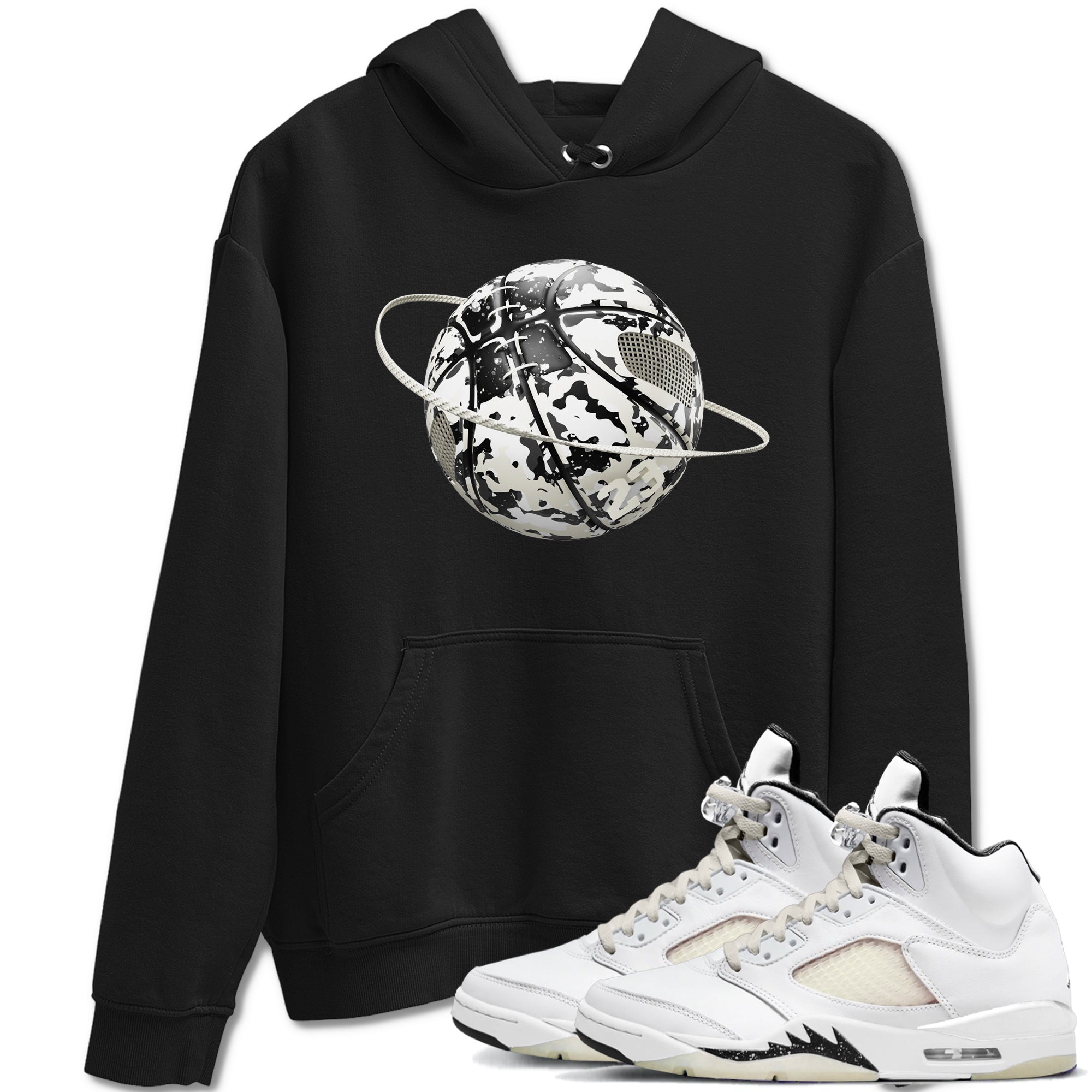 5s Sail shirt to match jordans Camo Basketball Planet sneaker tees Air Jordan 5 Sail Drip Gear Zone unisex cotton Black 1 crew neck shirt