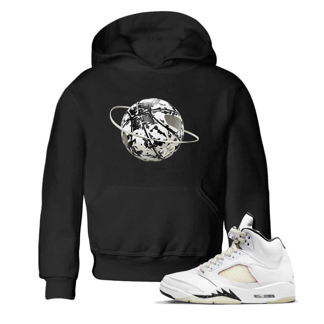 5s Sail shirt to match jordans Camo Basketball Planet sneaker tees Air Jordan 5 Sail Drip Gear Zone baby toddler Black 1 cotton Shirt