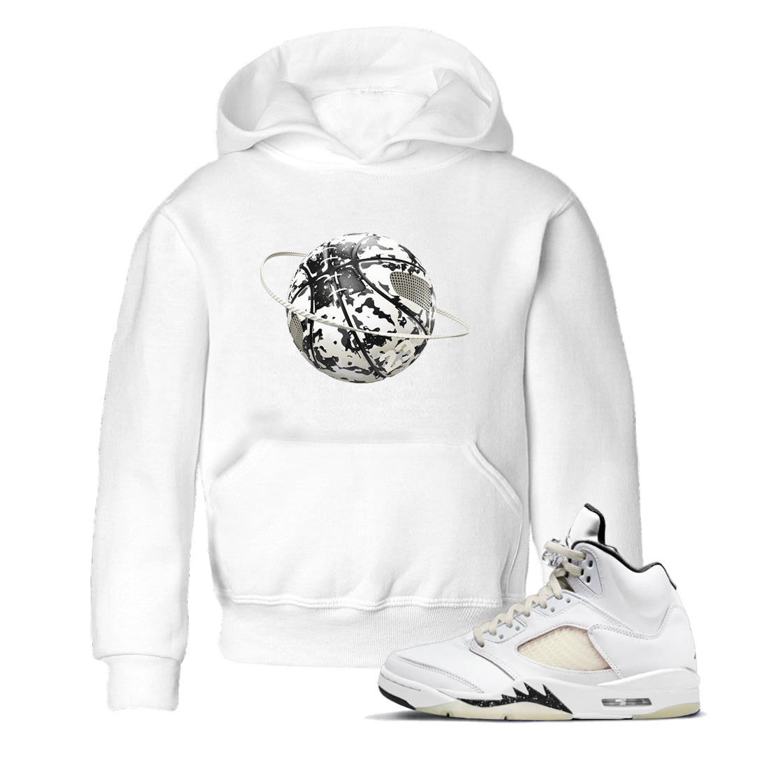 5s Sail shirt to match jordans Camo Basketball Planet sneaker tees Air Jordan 5 Sail Drip Gear Zone baby toddler White 1 cotton Shirt