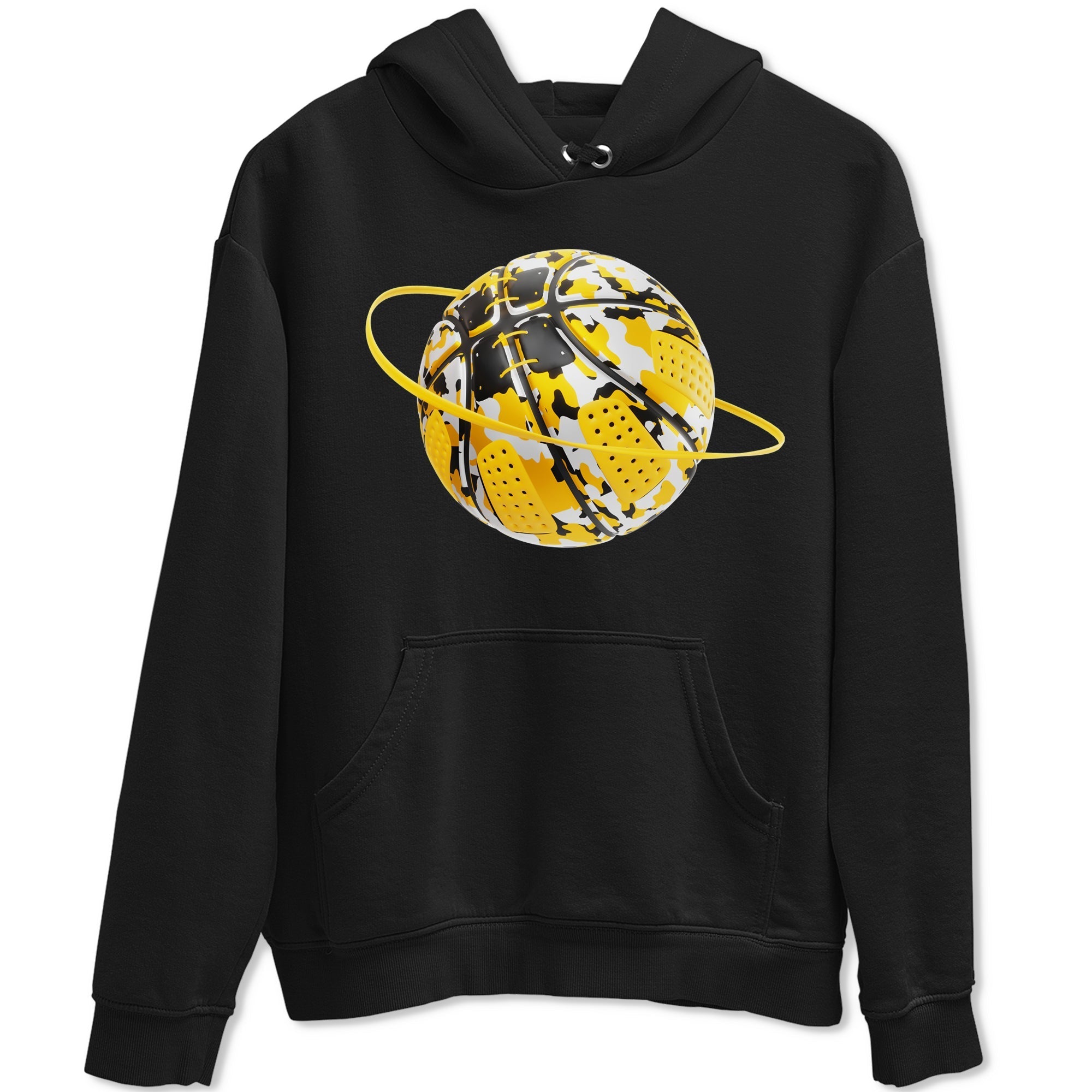 6s Yellow Ochre shirt to match jordans Camo Basketball Planet sneaker tees streetwear brand Air Jordan 6 Yellow Ochre Drip Gear Zone Brand Unisex Black 2 T-Shirt