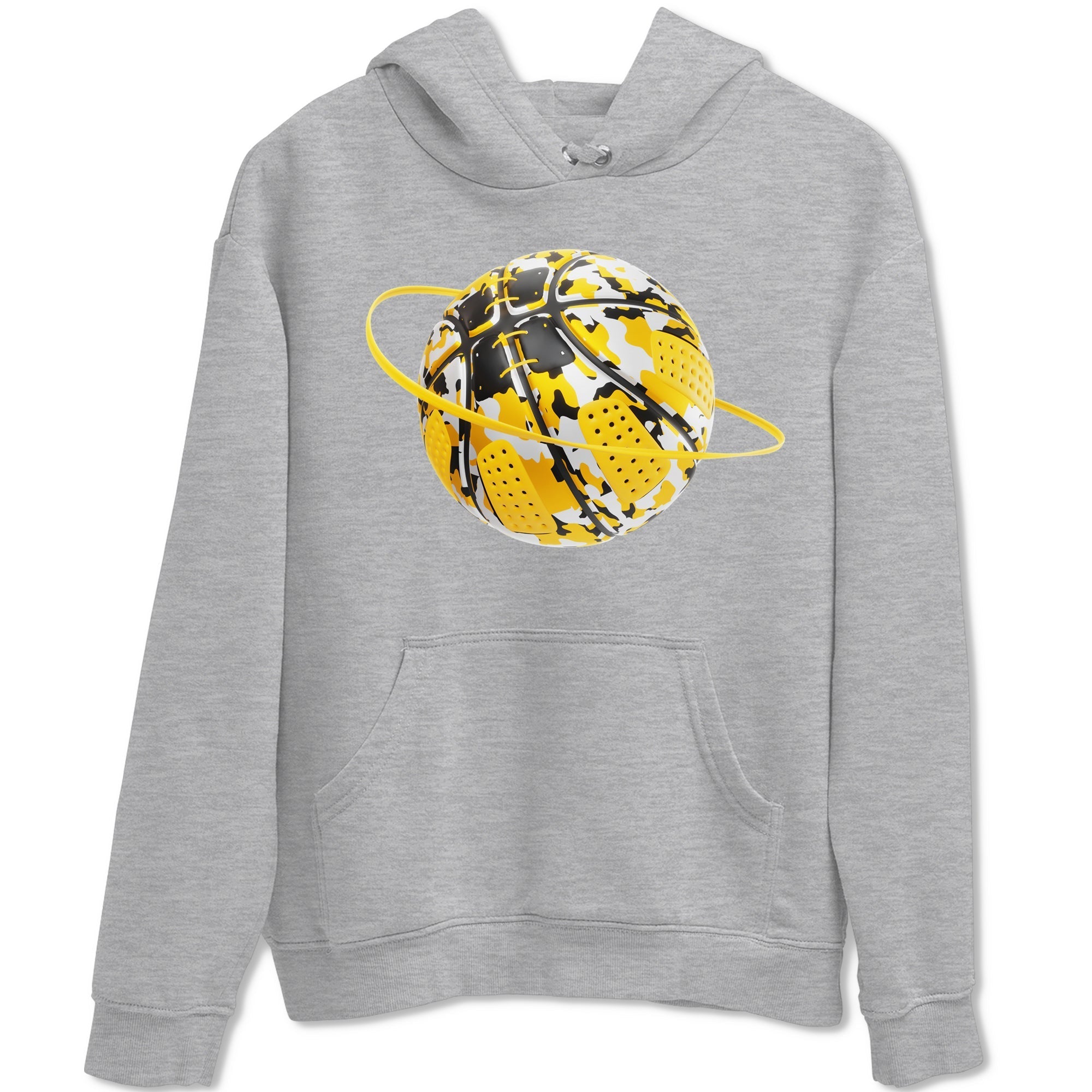6s Yellow Ochre shirt to match jordans Camo Basketball Planet sneaker tees streetwear brand Air Jordan 6 Yellow Ochre Drip Gear Zone Brand Unisex Heather Grey 2 T-Shirt